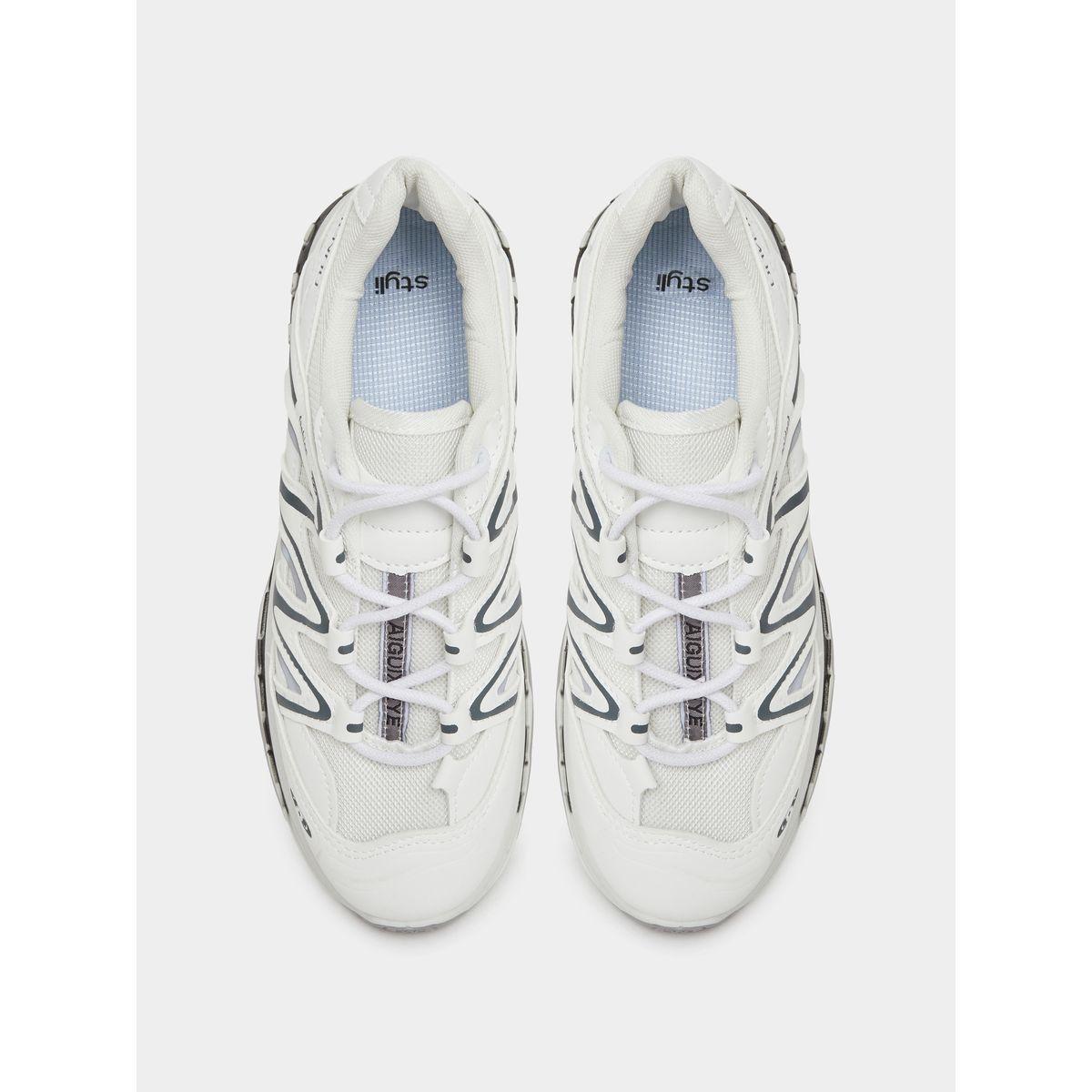 Styli Zigzag Pattern Lace Up Sneakers-women-shoes-sneakers-image-5