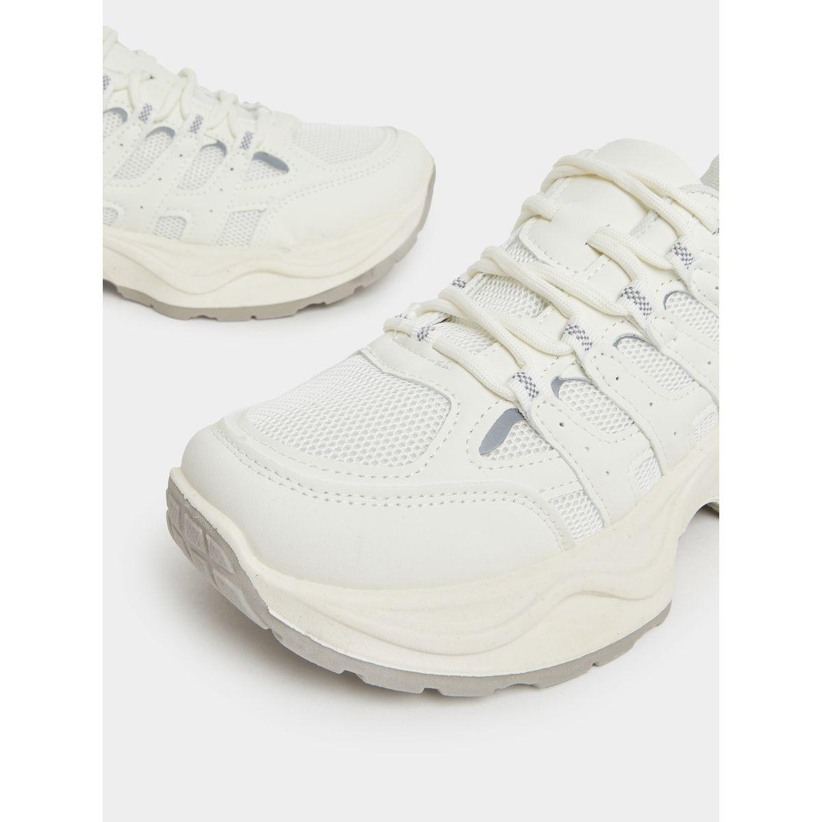 Styli Textured Lace Up Sneakers-women-shoes-sneakers-image-3