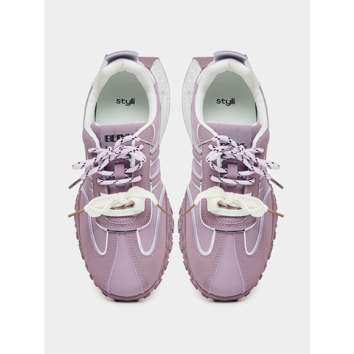 حذاء سنيكرز بتفاصيل خطوط مع أربطة للإغلاق-women-shoes-sneakers-image-5