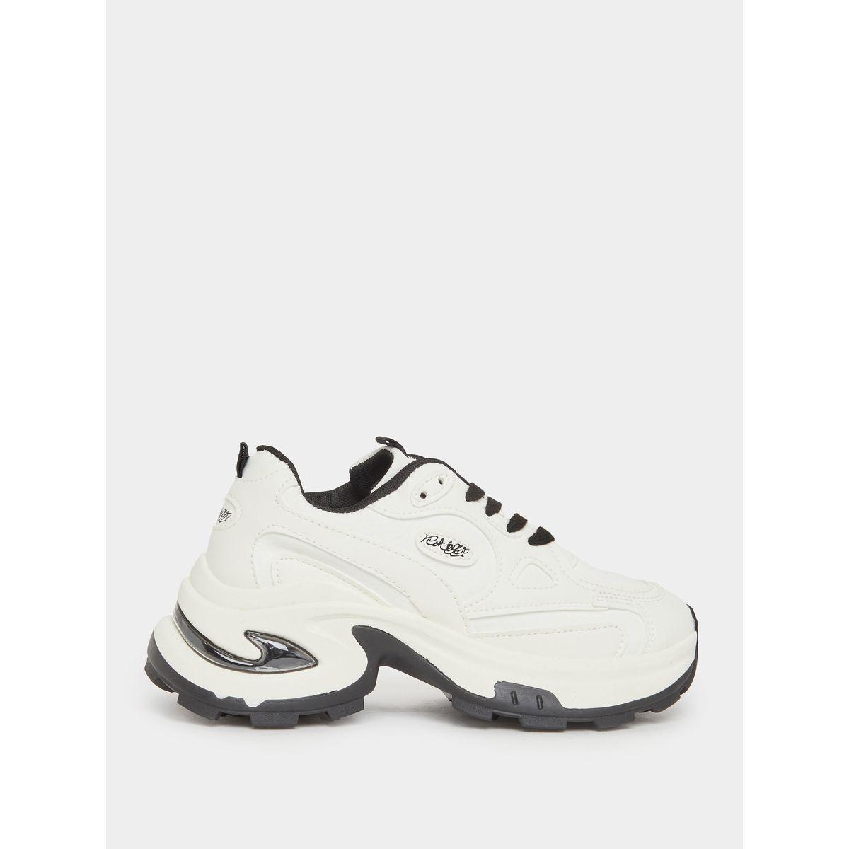 Styli Chunky Sole Lace Up Sneakers-women-shoes-sneakers-image-1