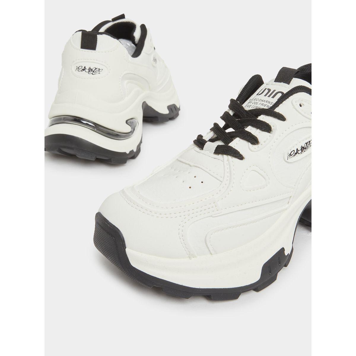 Styli Chunky Sole Lace Up Sneakers-women-shoes-sneakers-image-3