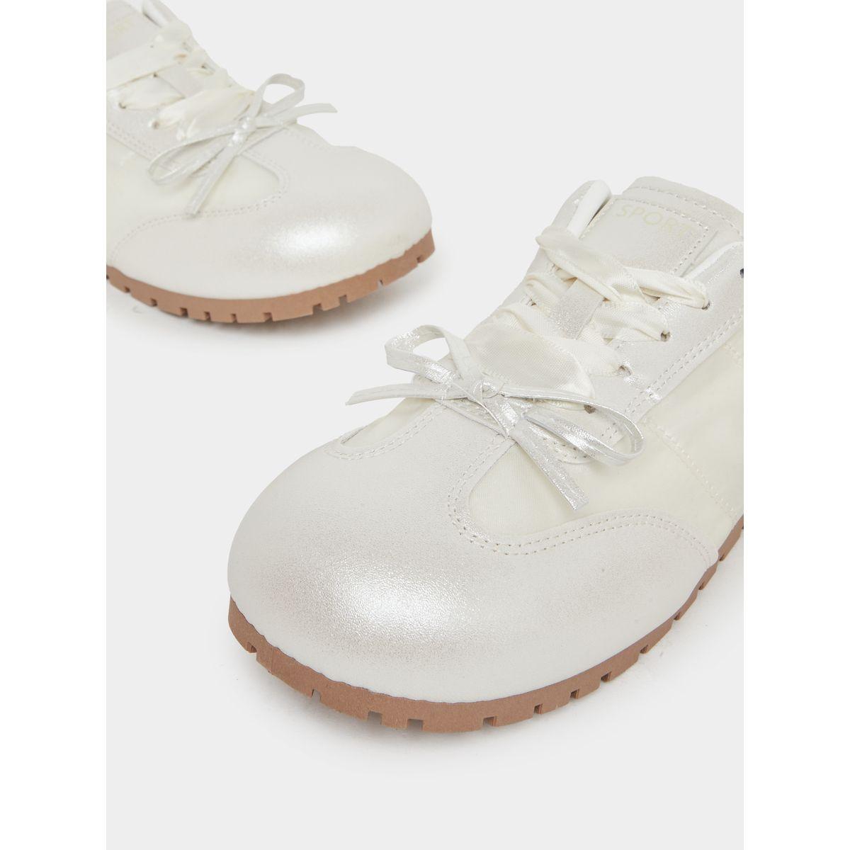 Styli Bow Detail Lace Up Sneakers-women-shoes-sneakers-image-3
