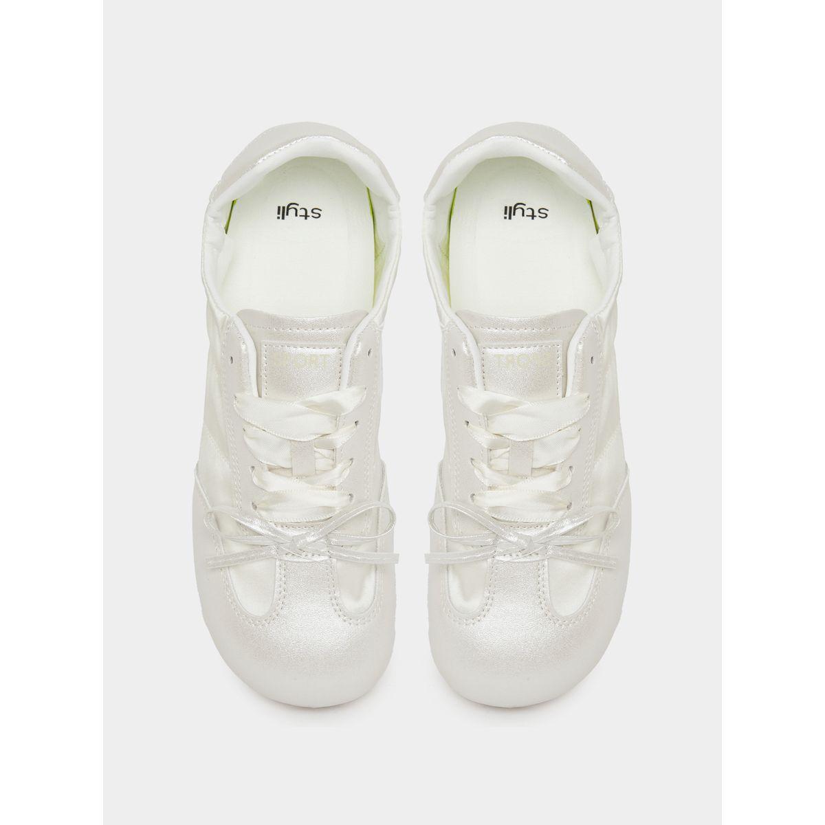 Styli Bow Detail Lace Up Sneakers-women-shoes-sneakers-image-5