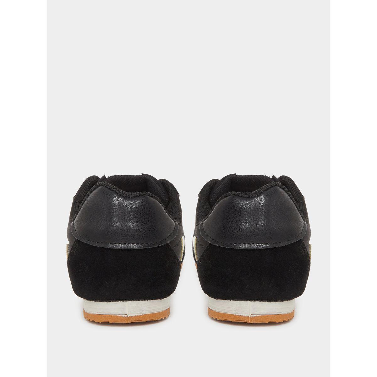 حذاء سنيكرز بتفاصيل شعار الماركة مع أربطة للإغلاق-women-shoes-sneakers-image-4