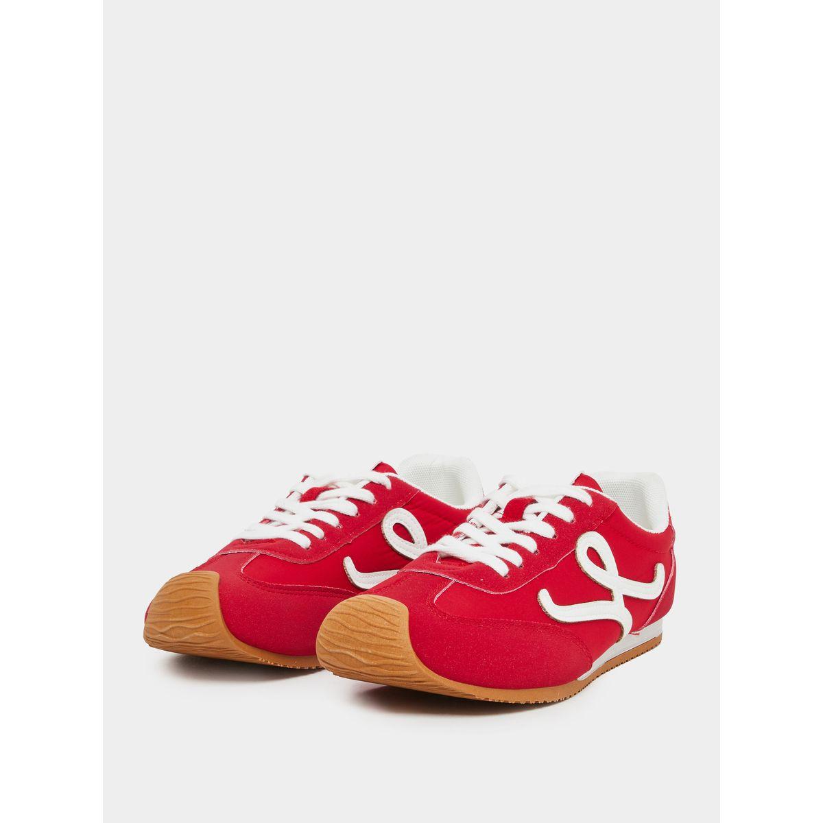 Styli Logo Detail Lace Up Sneakers-women-shoes-sneakers-image-2