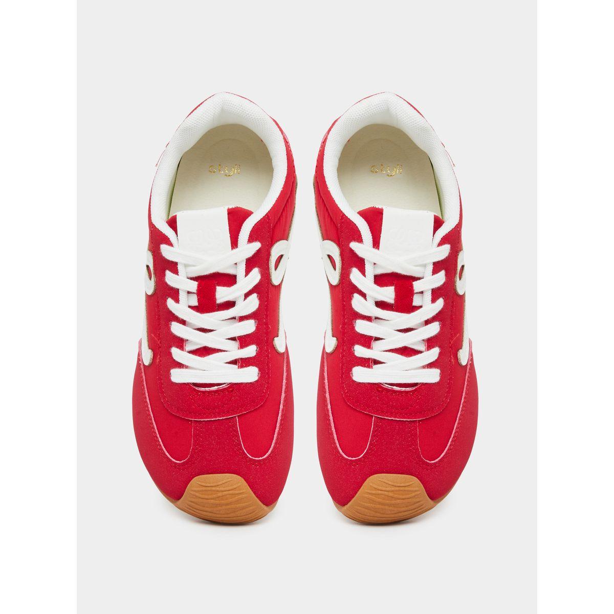 Styli Logo Detail Lace Up Sneakers-women-shoes-sneakers-image-5