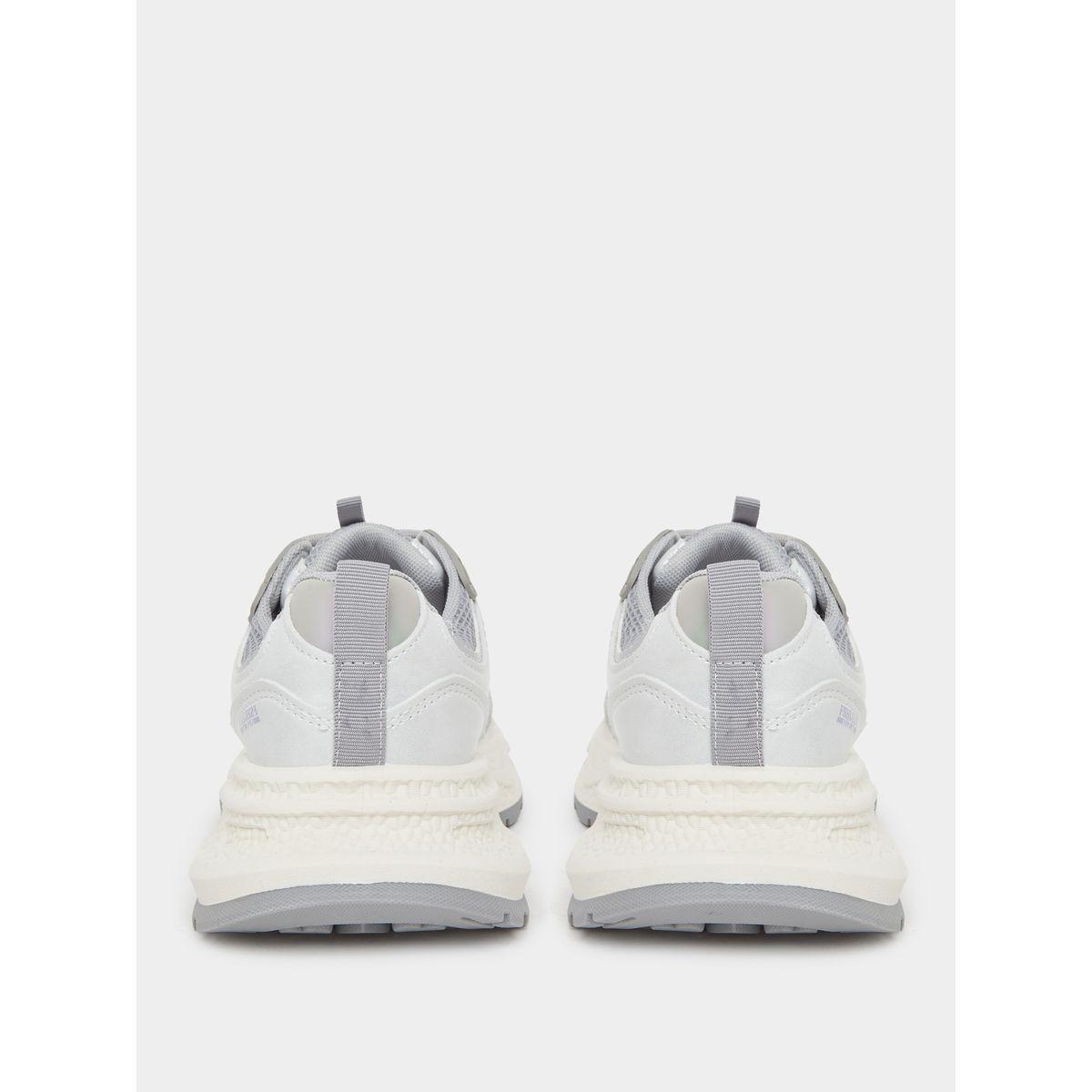 Styli Textured Lace Up Sneakers-women-shoes-sneakers-image-4