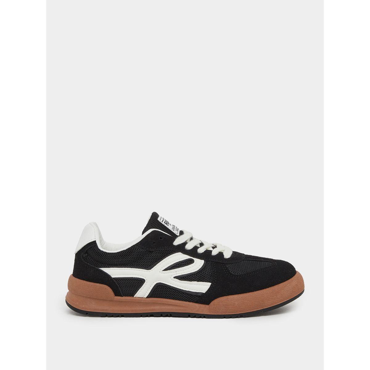 Styli Suede Look Lace Up Sneakers-women-shoes-sneakers-image-1
