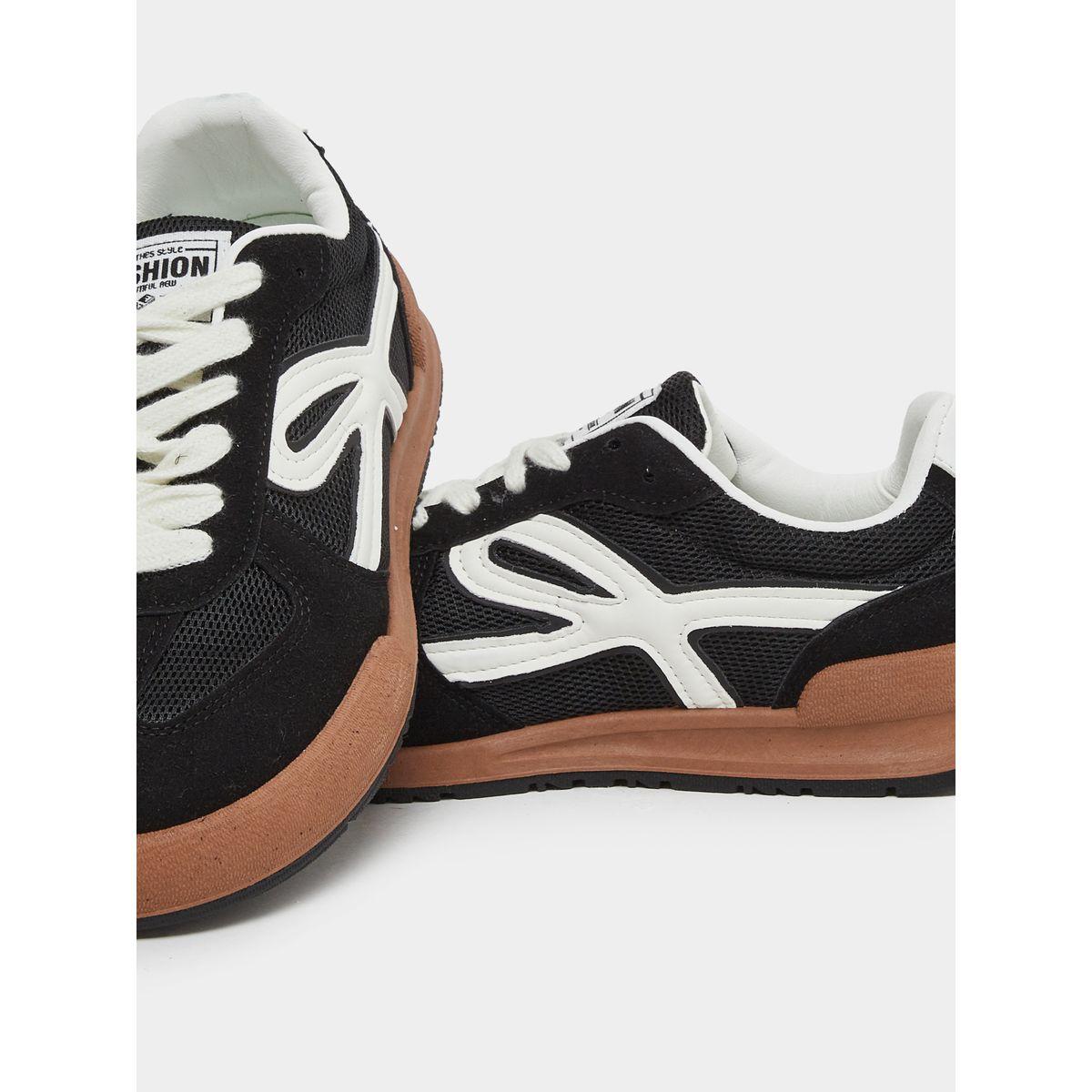 Styli Suede Look Lace Up Sneakers-women-shoes-sneakers-image-3