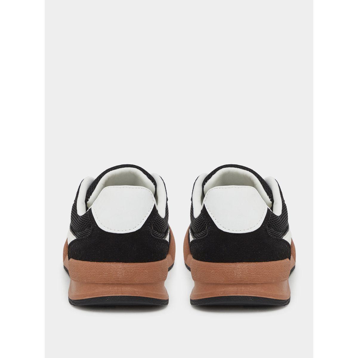 Styli Suede Look Lace Up Sneakers-women-shoes-sneakers-image-4