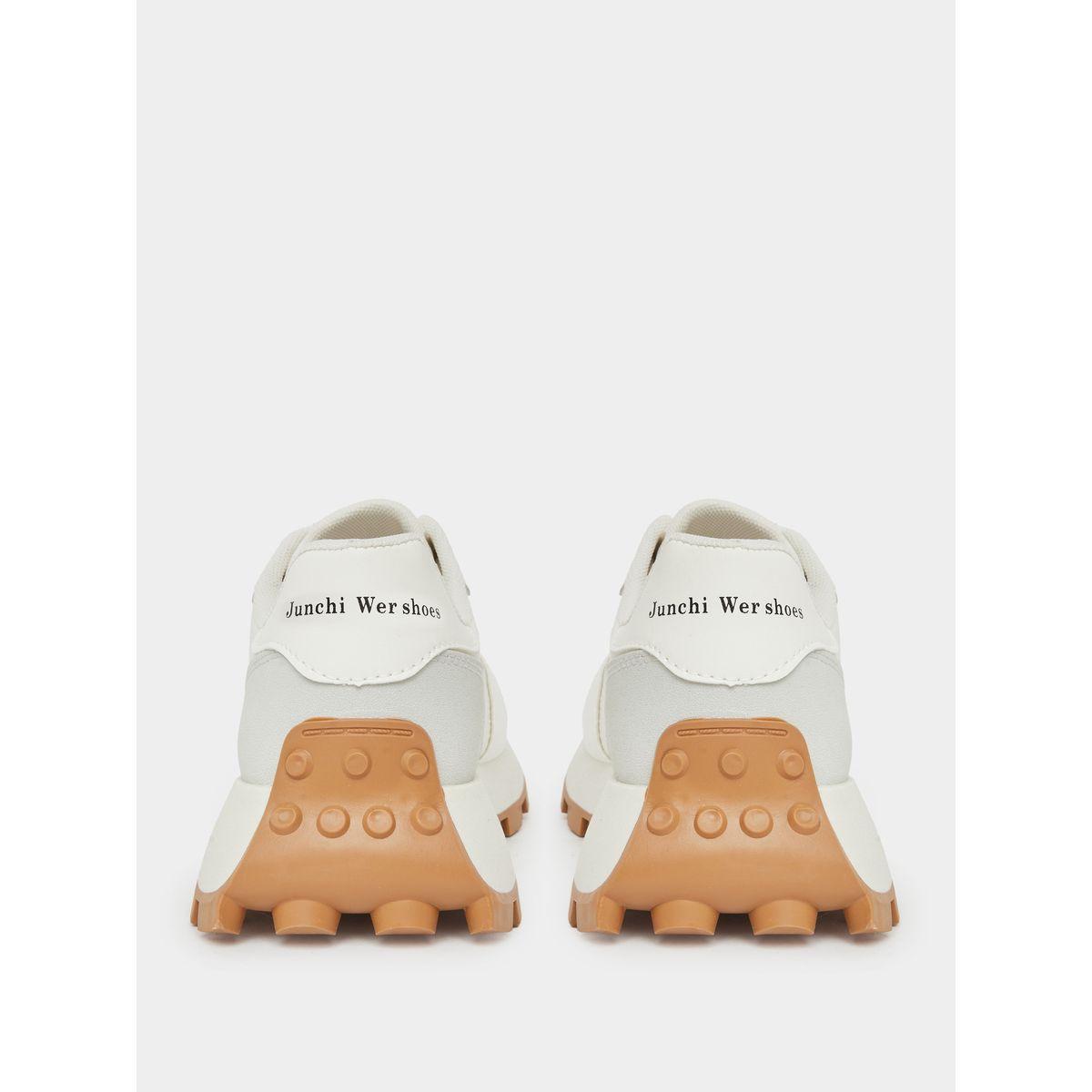 Styli Classic Panelled Lace Up Sneakers-women-shoes-sneakers-image-4