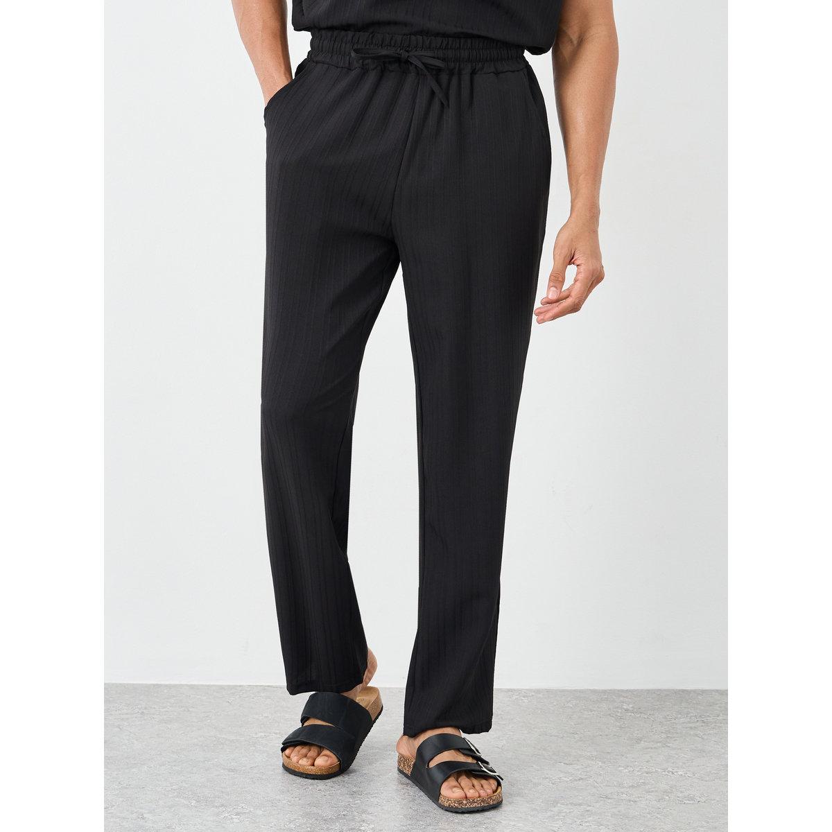 Styli Men Solid Oversized Shirt and Pants Co-Ords-men-clothing-coordsets-image-5