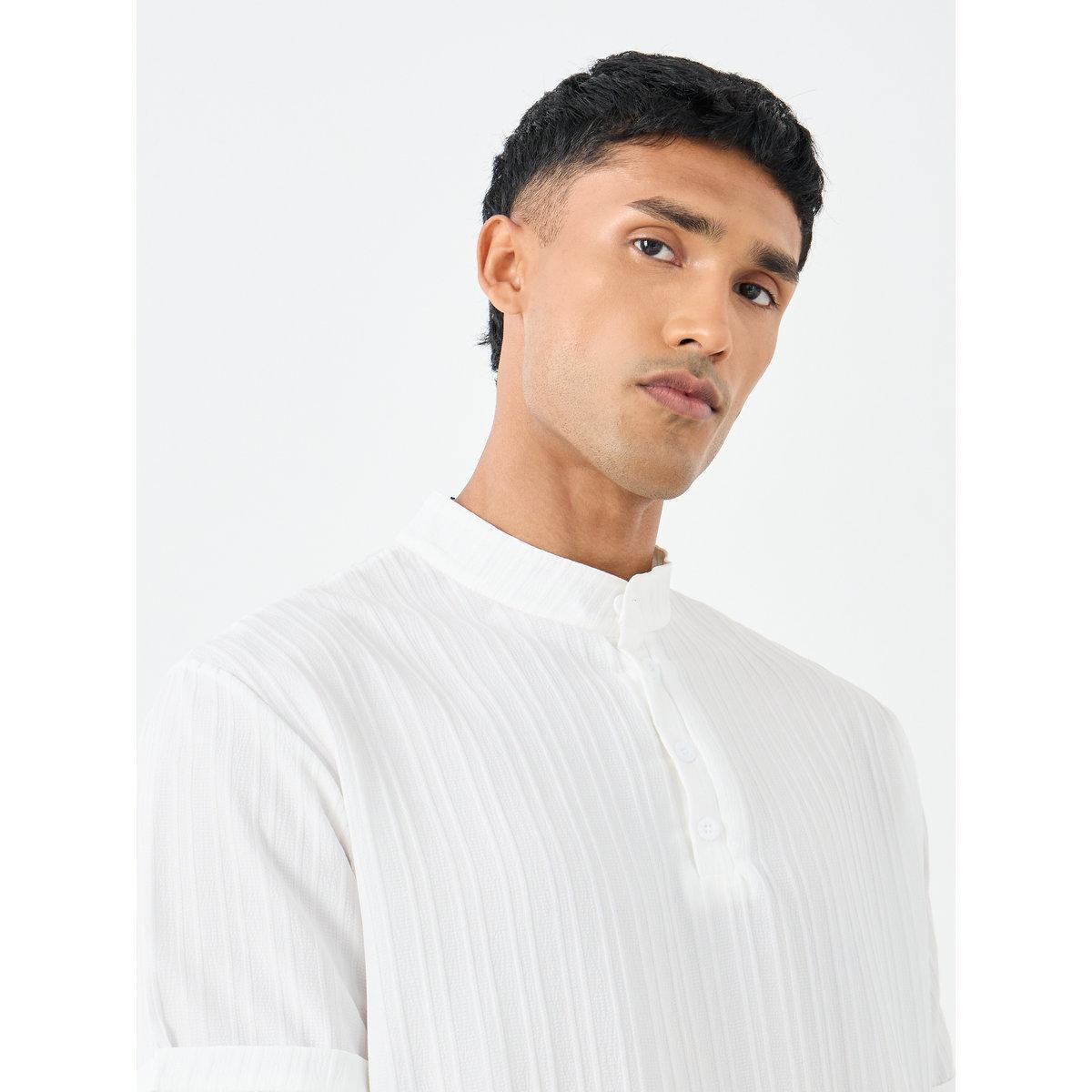 Styli Men Solid Oversized Shirt and Pants Co-Ords-men-clothing-coordsets-image-3