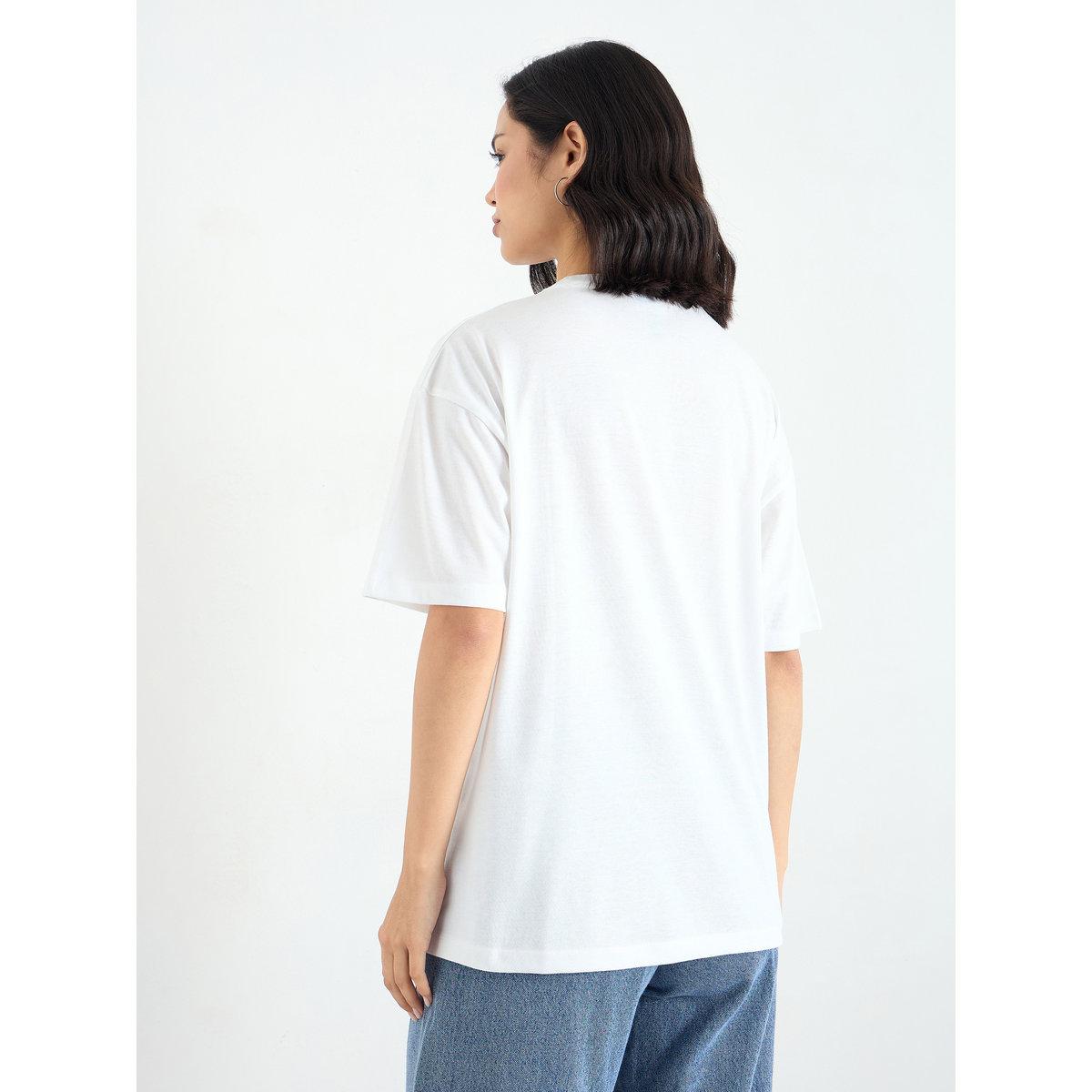 Styli White Weekending Slogan Oversized T-Shirt-women-clothing-tshirts-image-5