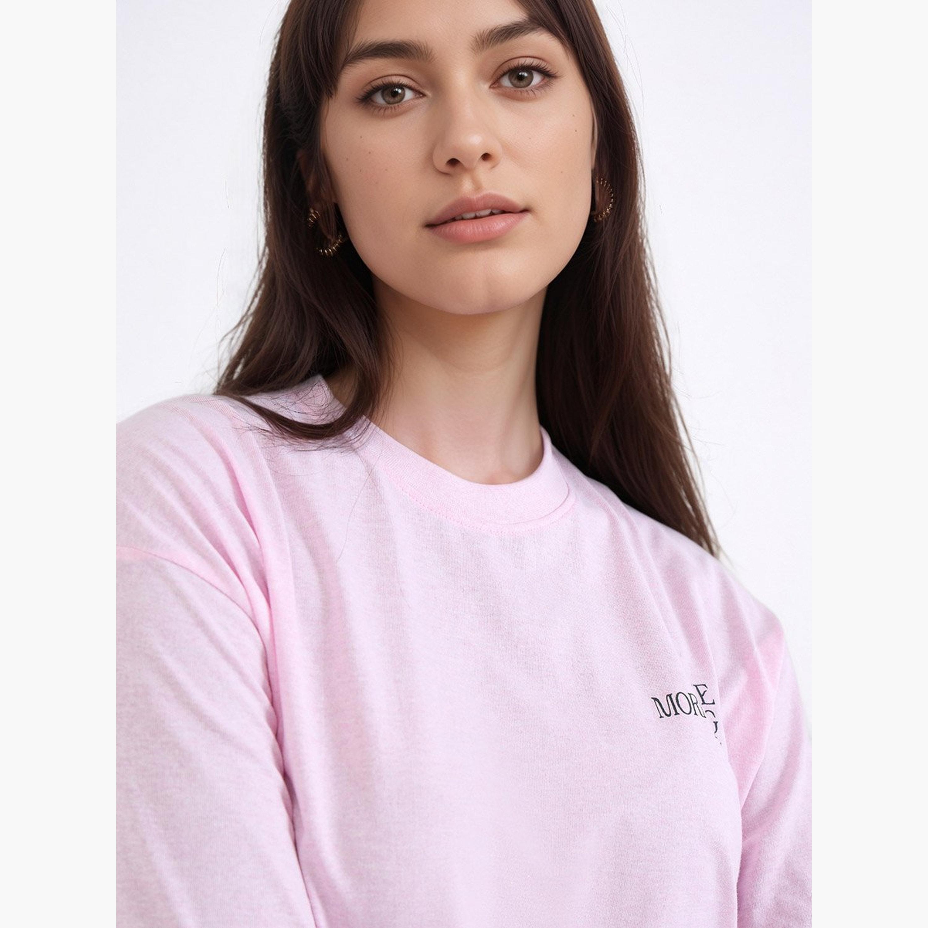 Styli Pink Oversized Graphic Print T-Shirt-women-clothing-tshirts-image-3