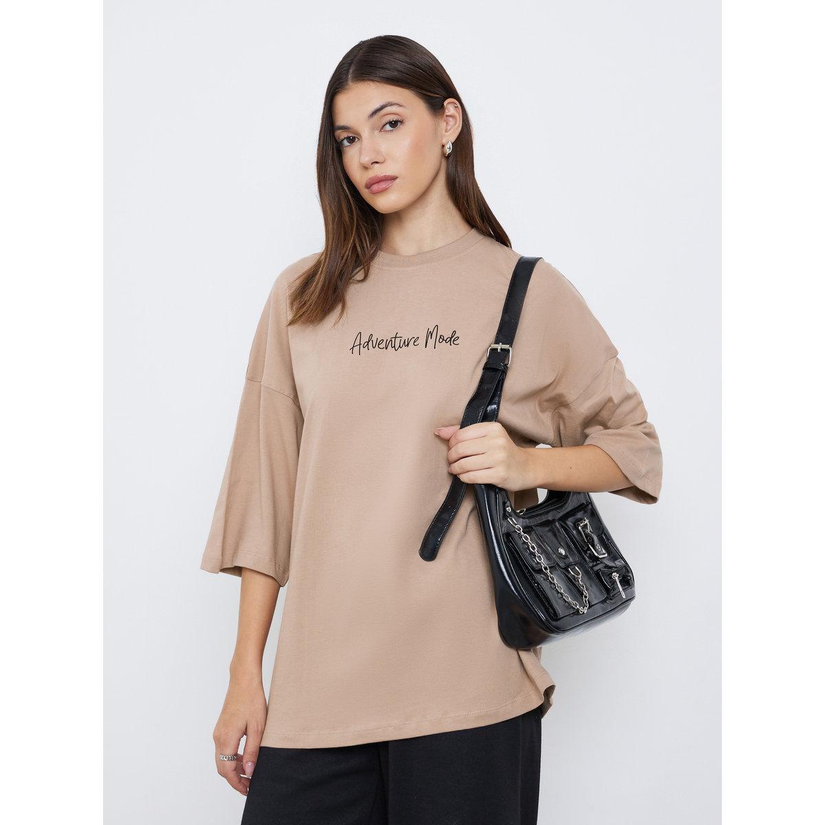 Styli Adventure Mode Oversized Slogan T-Shirt-women-clothing-tshirts-image-3