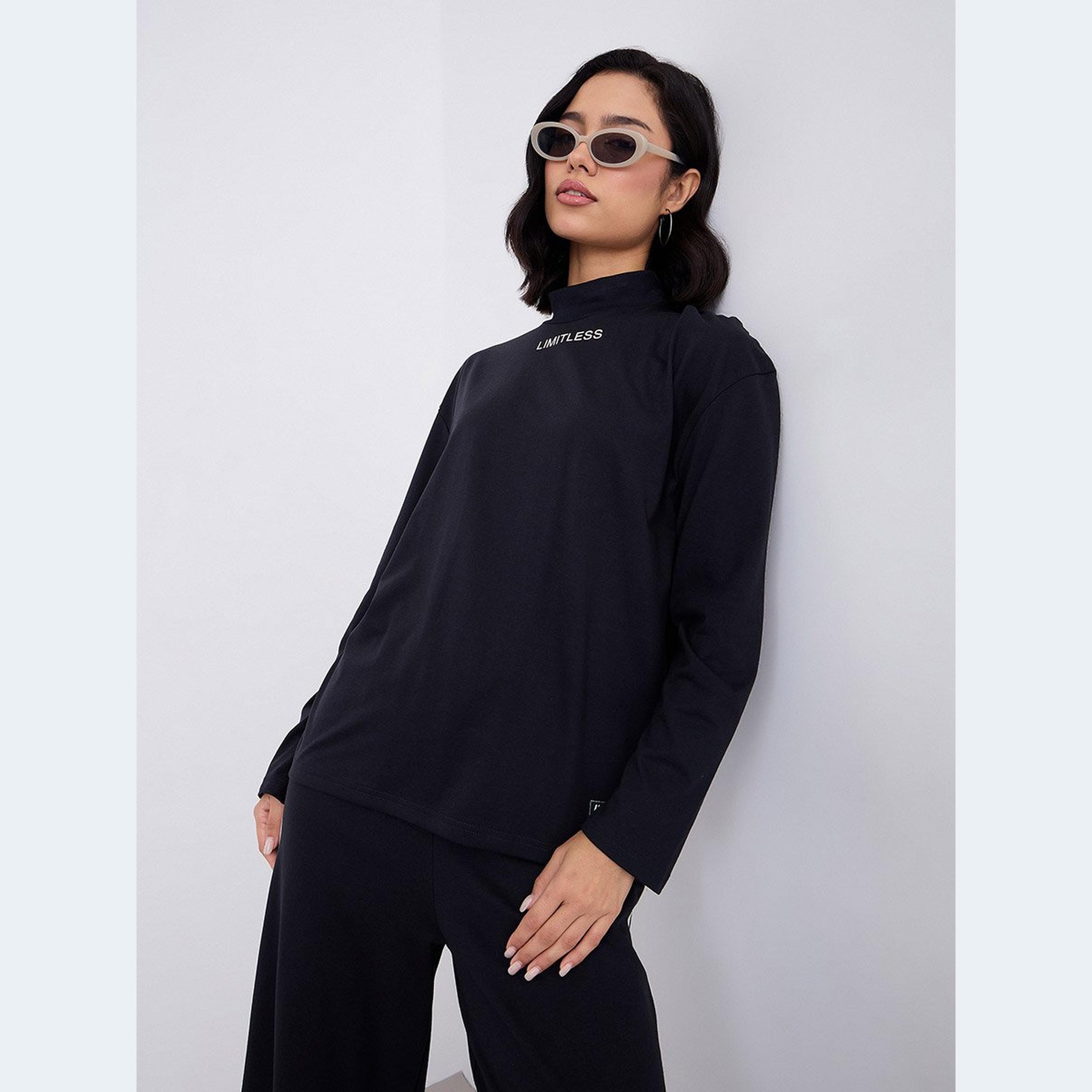 Styli Women Relaxed Fit T-Shirt and Wide Joggers Co-Ords-women-clothing-coordsets-image-5