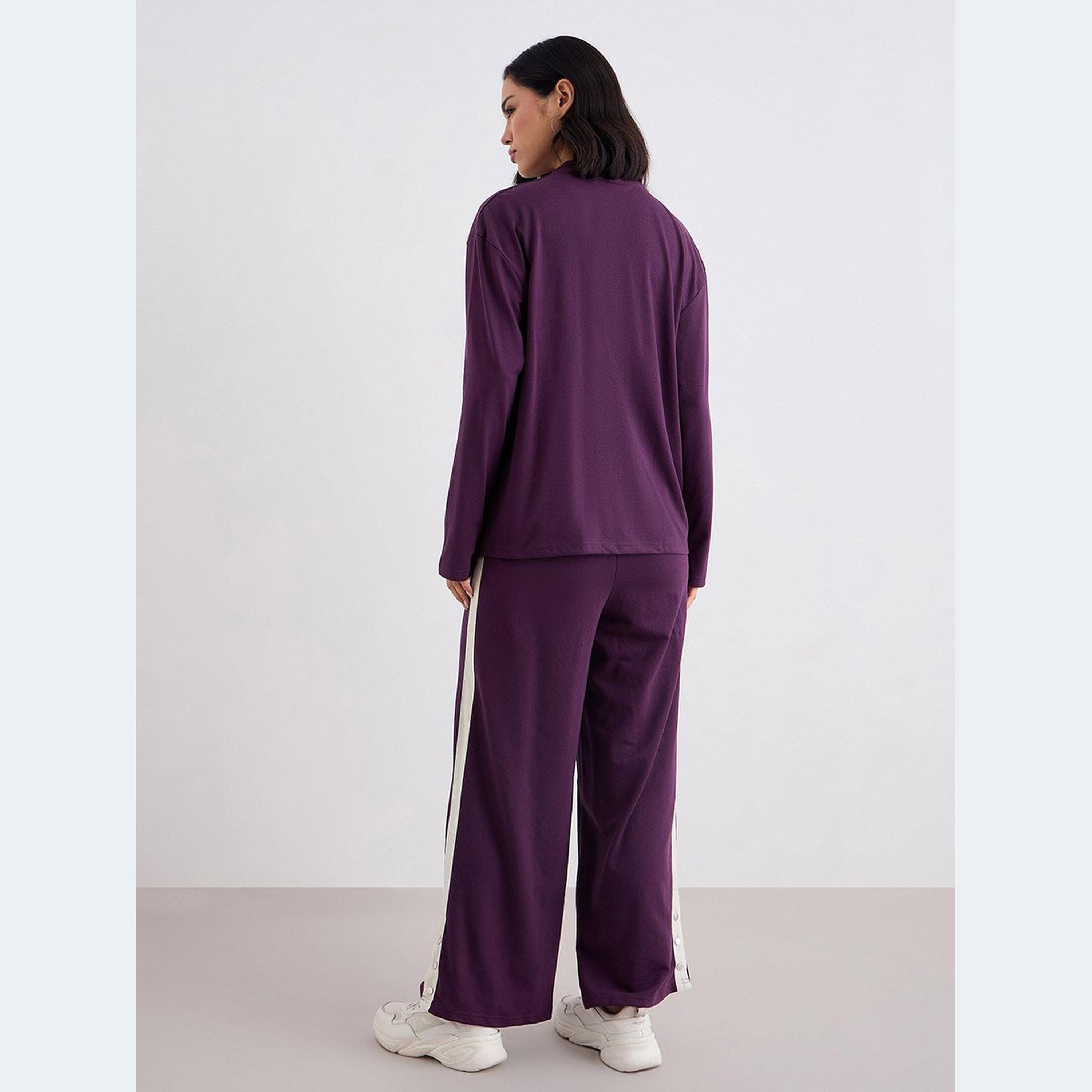 Styli Women Relaxed Fit T-Shirt and Wide Joggers Co-Ords-women-clothing-coordsets-image-4