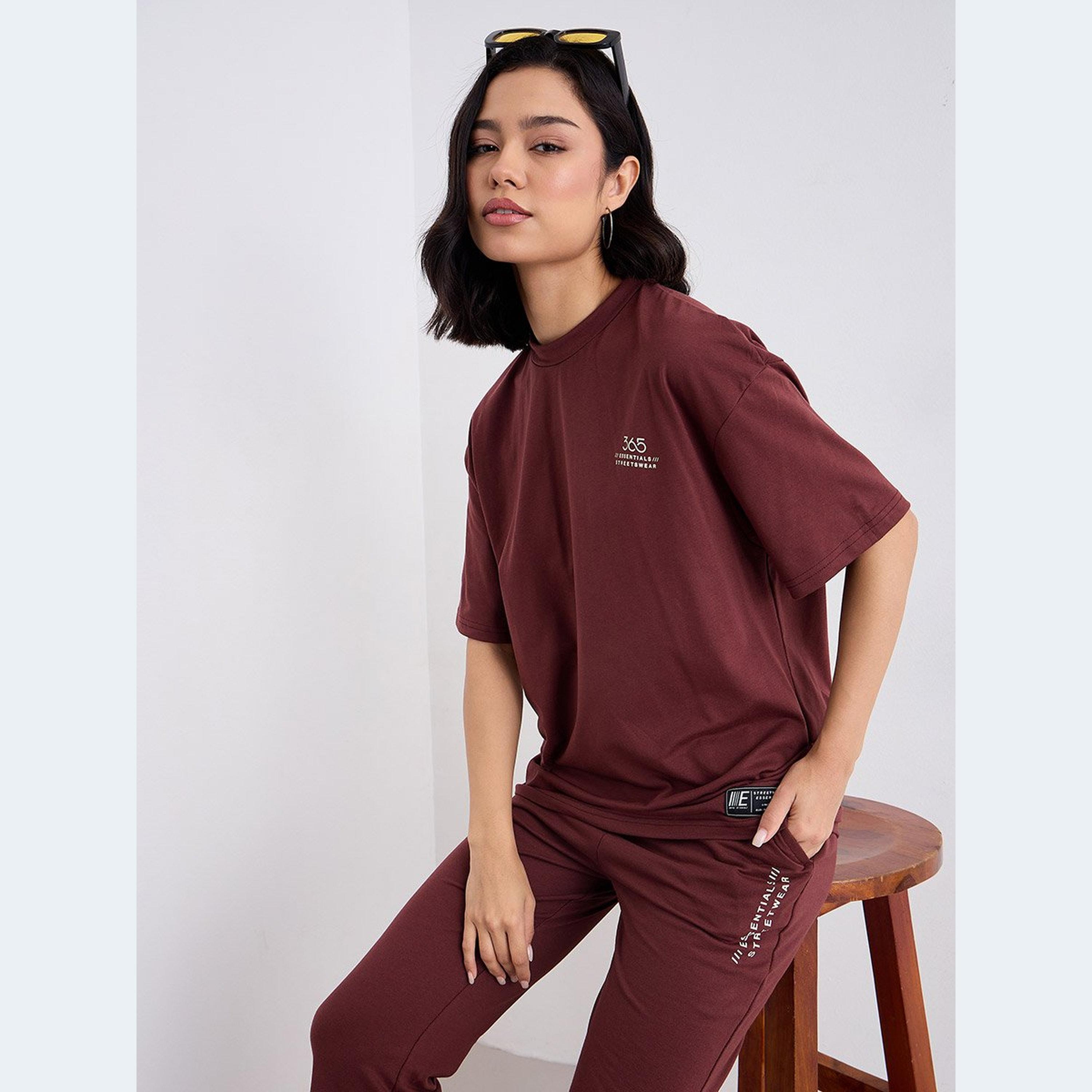 Styli Women Oversized T-Shirt and Flared Leggings Co-Ords-women-clothing-coordsets-image-5