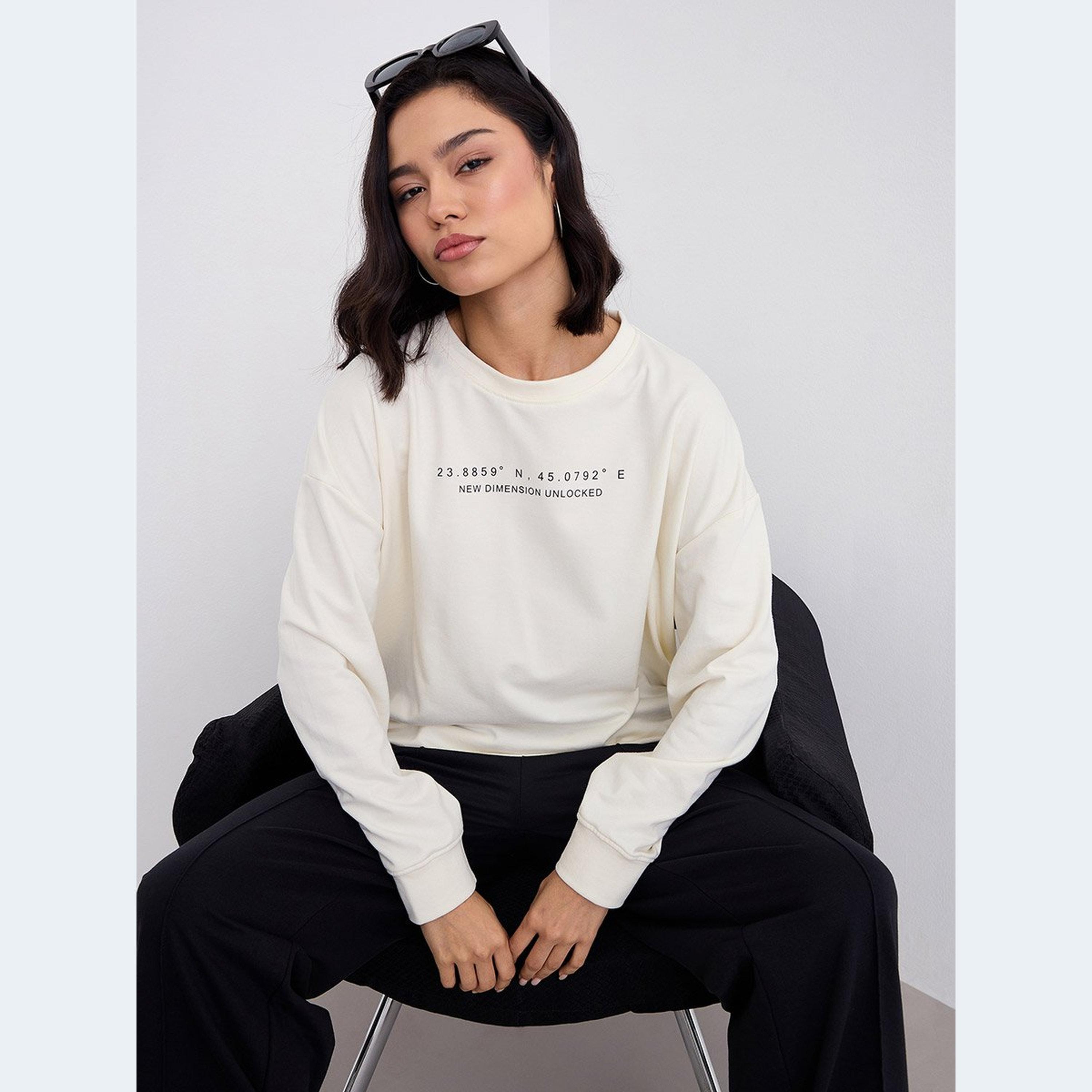 Styli Women Printed Sweatshirt and Wide Joggers Co-Ords-women-clothing-coordsets-image-5