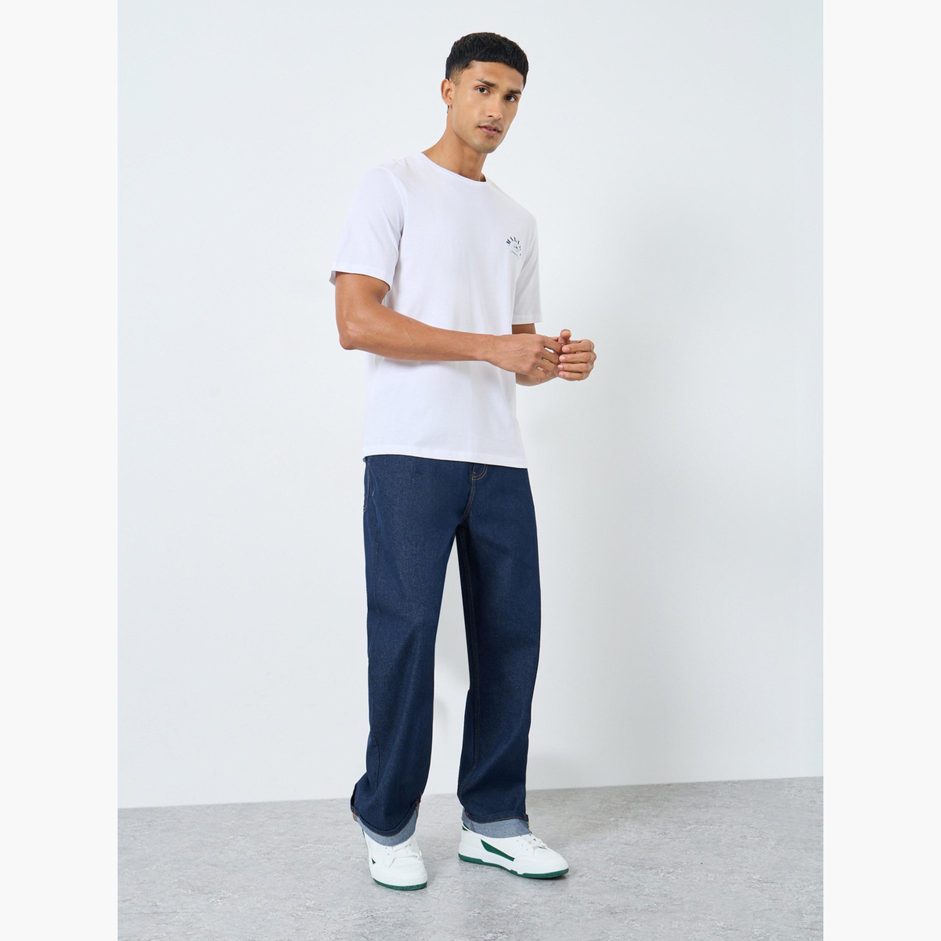 ستايلي - بنطال جينز واسع بقصّة غامقة ومظهر أنيق للرجال-men-clothing-bottoms-jeans-image-2
