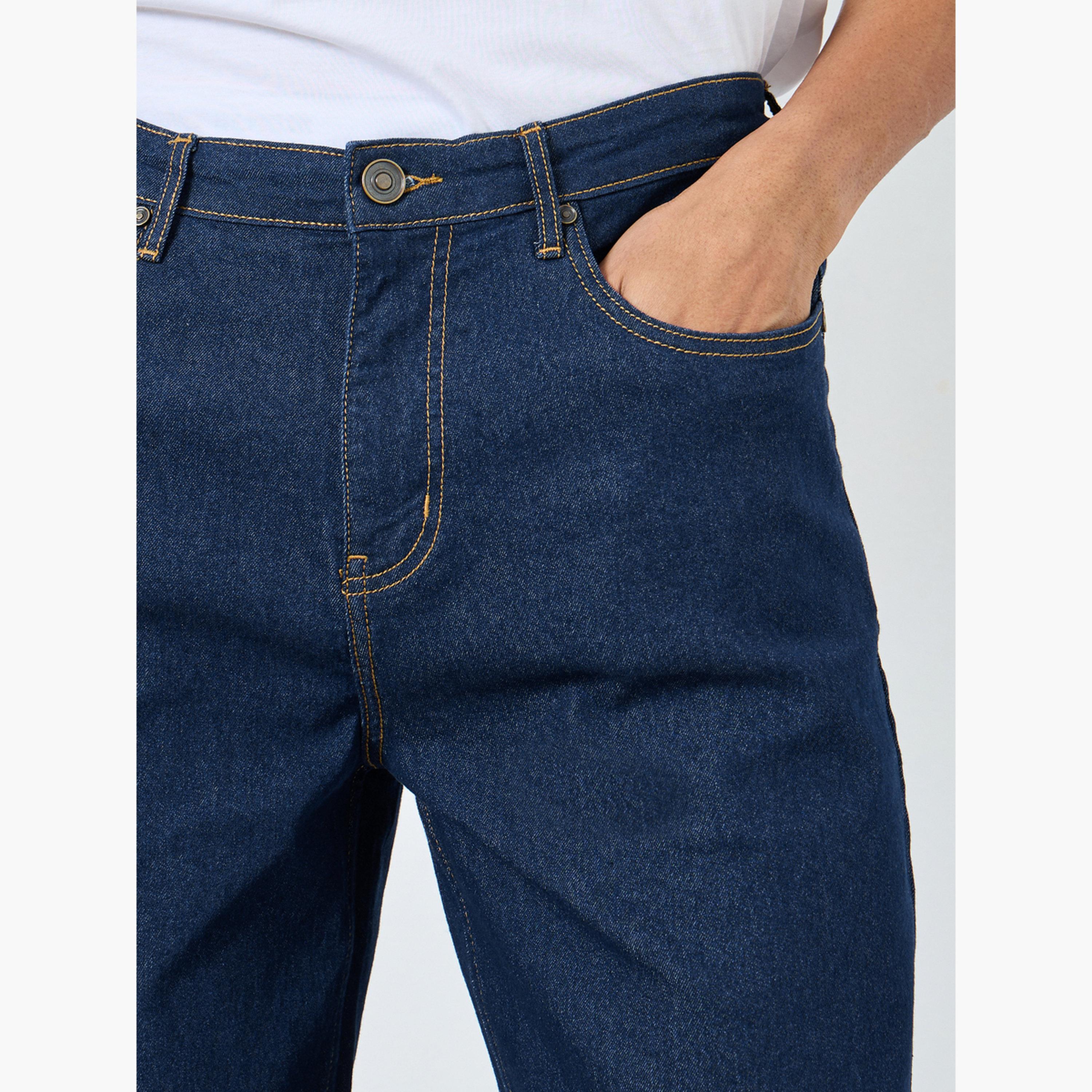 ستايلي - بنطال جينز واسع بقصّة غامقة ومظهر أنيق للرجال-men-clothing-bottoms-jeans-image-3