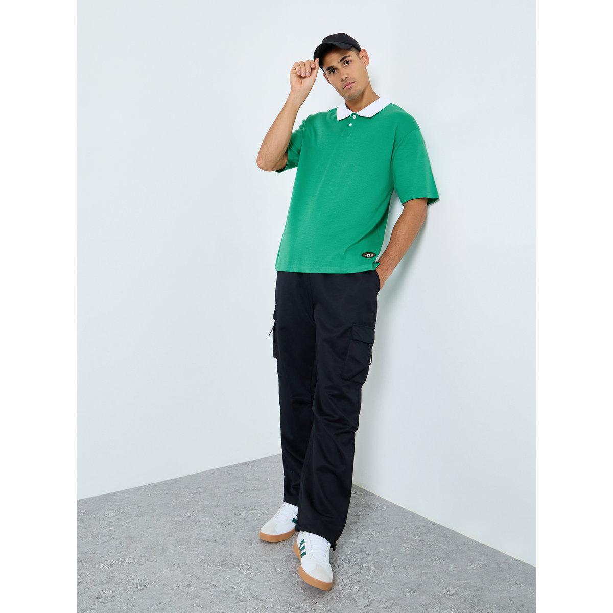 Styli Oversized Embroidered Polo T-Shirt-men-clothing-tshirtsandpolos-polos-image-3