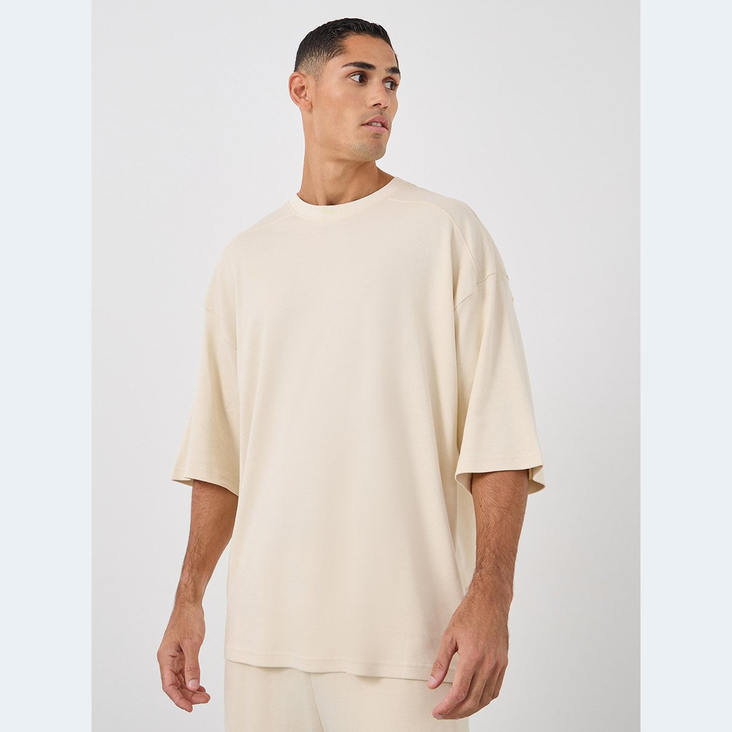 Styli Boxy Fit Printed T-Shirt and Oversized Shorts Co-Ords-men-clothing-coordsets-image-3