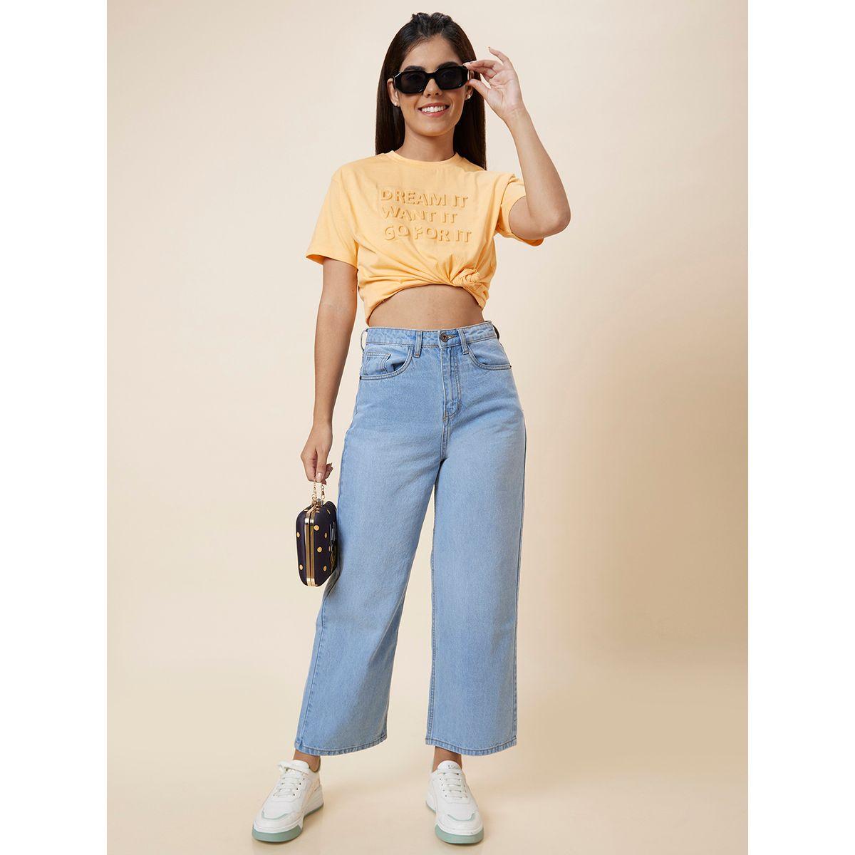 بنطال جينز بخصر متوسط وقصة بوي فريند-women-clothing-bottoms-jeans-image-1