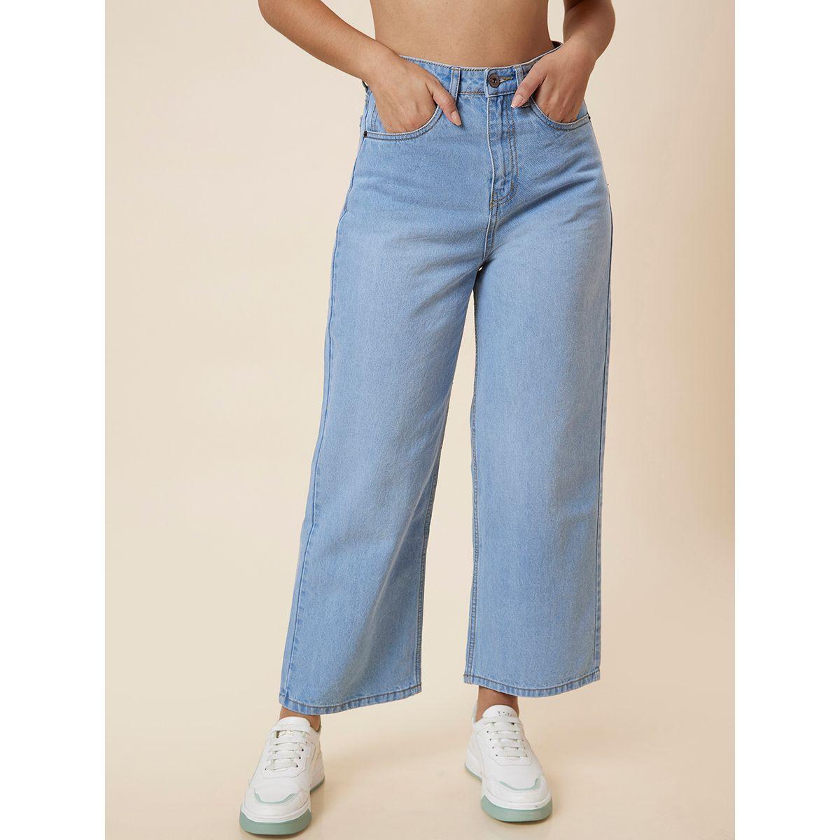 بنطال جينز بخصر متوسط وقصة بوي فريند-women-clothing-bottoms-jeans-image-2