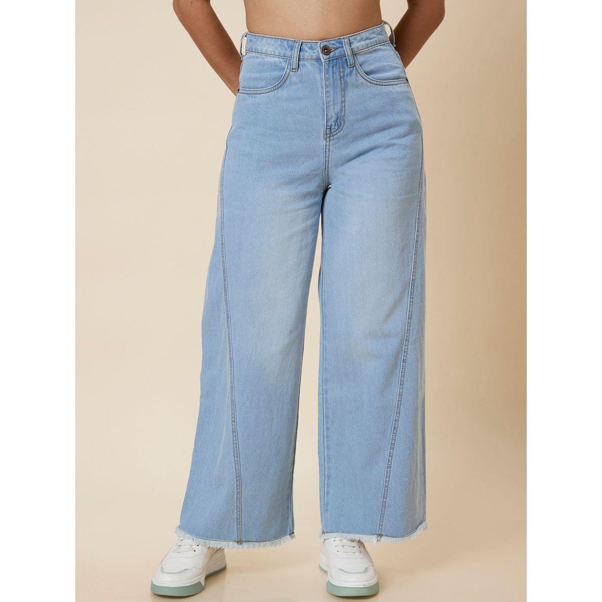 Globus X Styli Stretchable Mid-Rise Wide Leg Jeans-women-clothing-bottoms-jeans-image-2