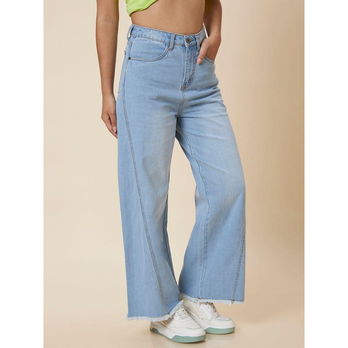 Globus X Styli Stretchable Mid-Rise Wide Leg Jeans-women-clothing-bottoms-jeans-image-4