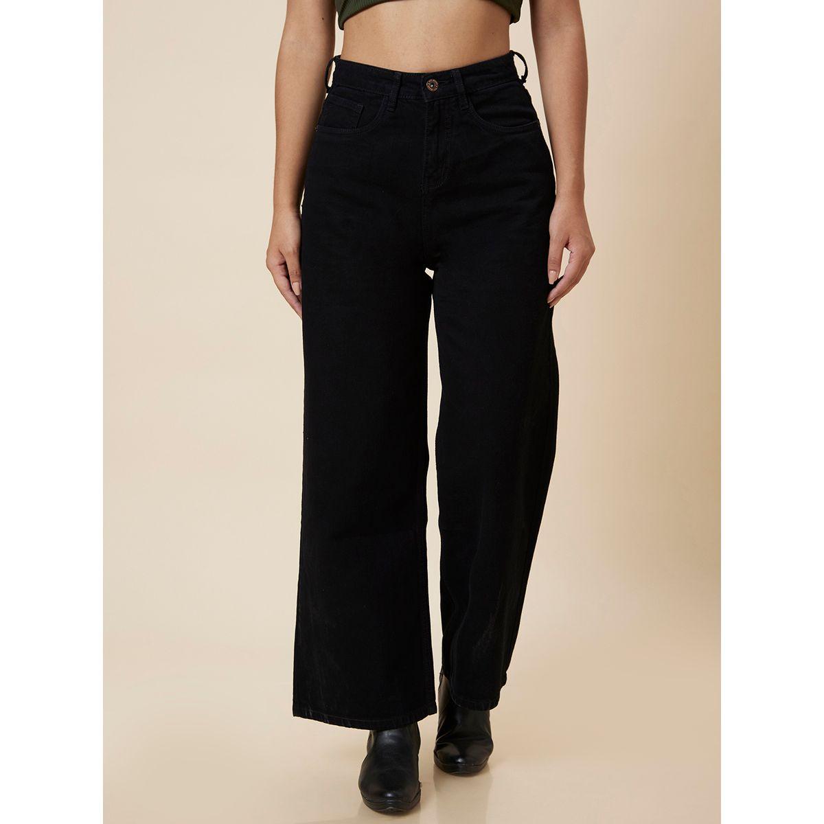 Globus X Styli Stretchable Mid-Rise Wide Leg Jeans-women-clothing-bottoms-jeans-image-2