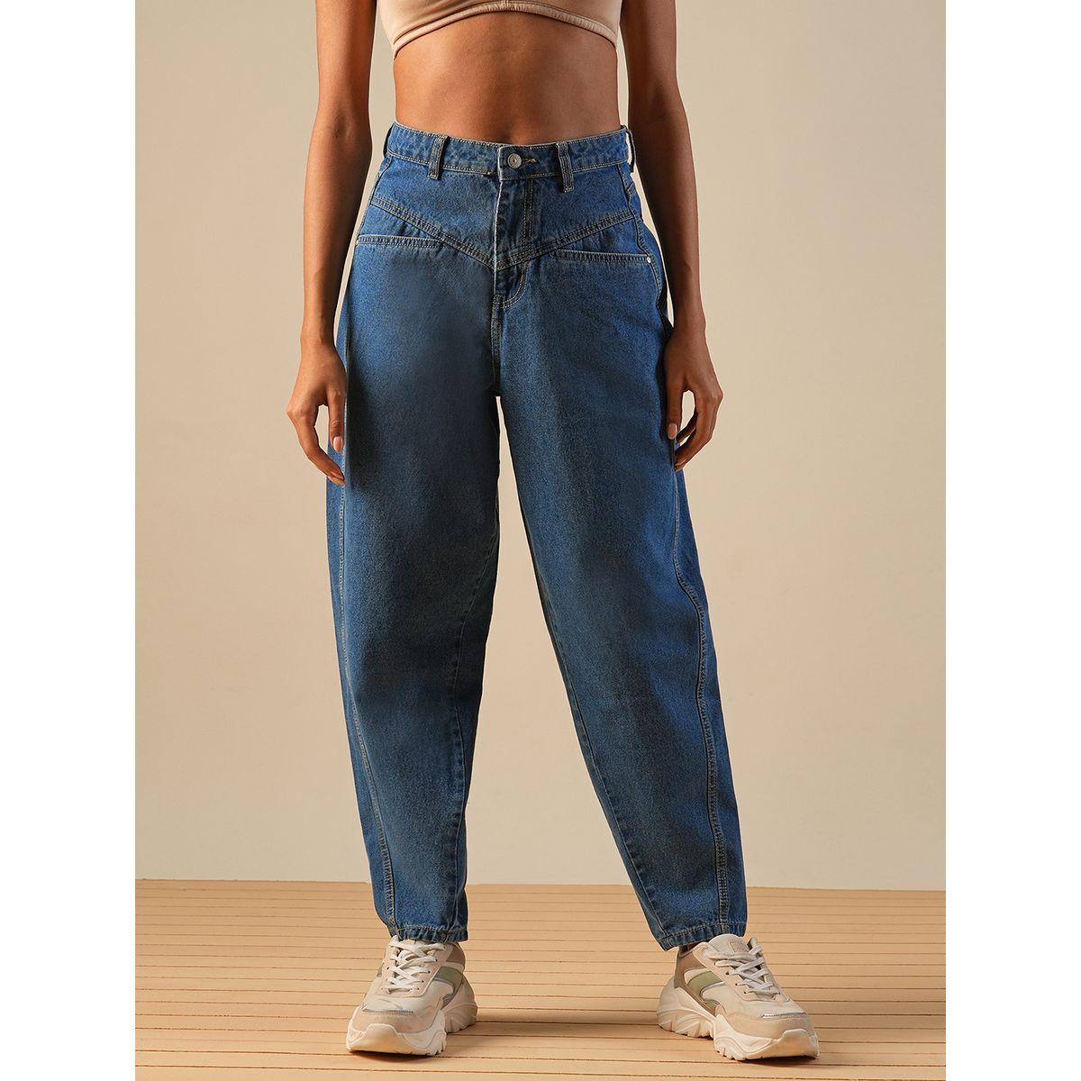 Globus X Styli Light Fade Mid-Rise Barrel Fit Jeans-women-clothing-bottoms-jeans-image-1
