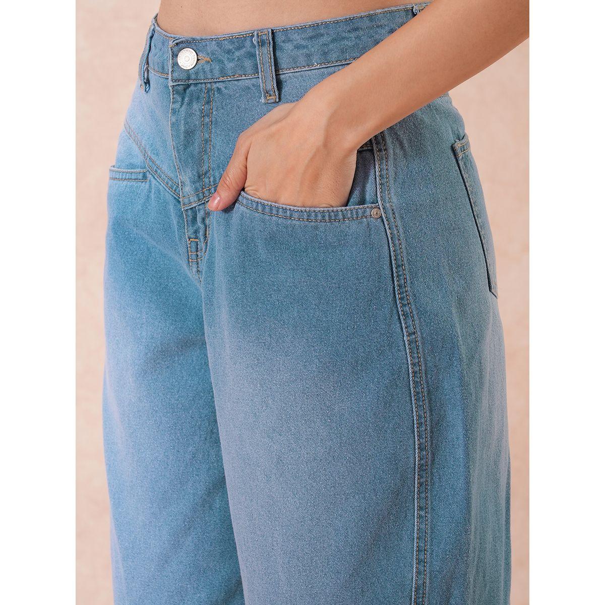 Globus X Styli High-Rise Clean Look Barrel Fit Ankle Length Jeans-women-clothing-bottoms-jeans-image-5