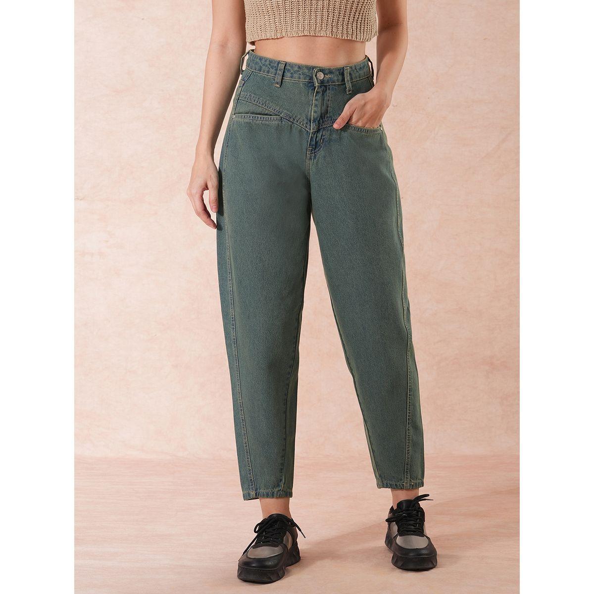 بنطال جينز بطول الكاحل مع خصر عالي-women-clothing-bottoms-jeans-image-2
