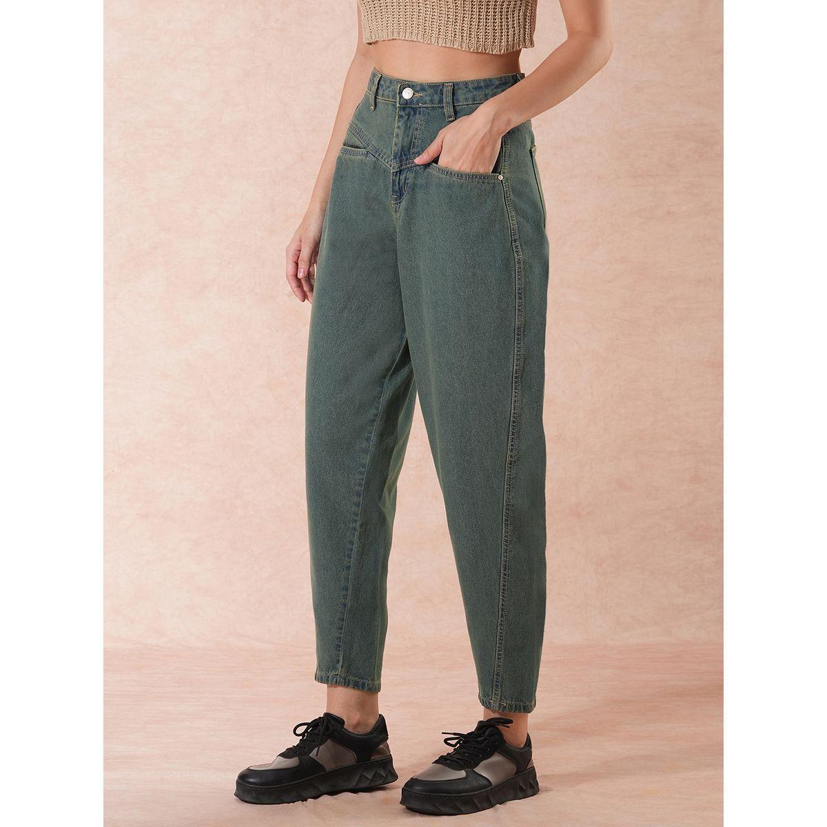بنطال جينز بطول الكاحل مع خصر عالي-women-clothing-bottoms-jeans-image-3