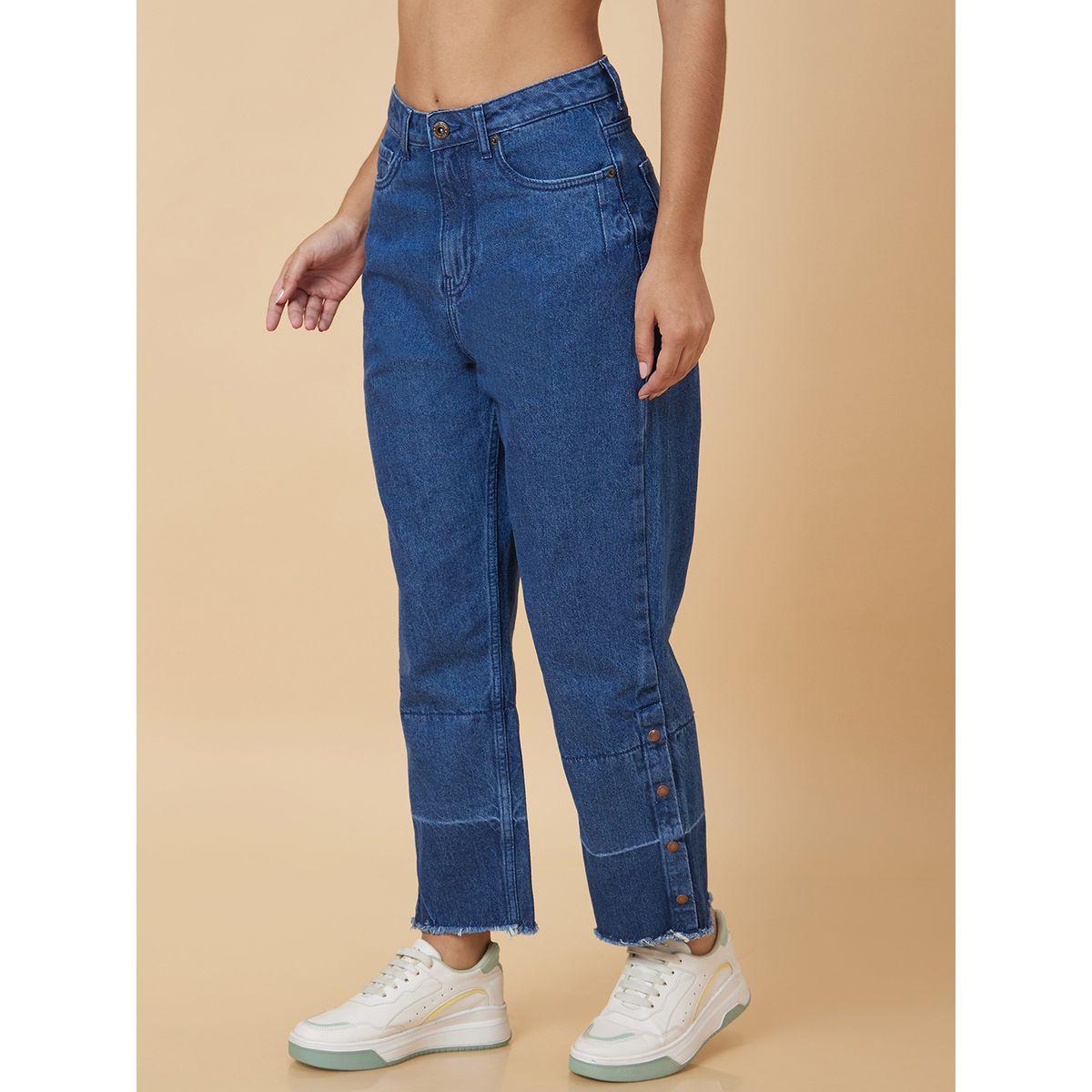Globus X Styli Boyfriend Fit Pure Cotton Jeans-women-clothing-bottoms-jeans-image-4