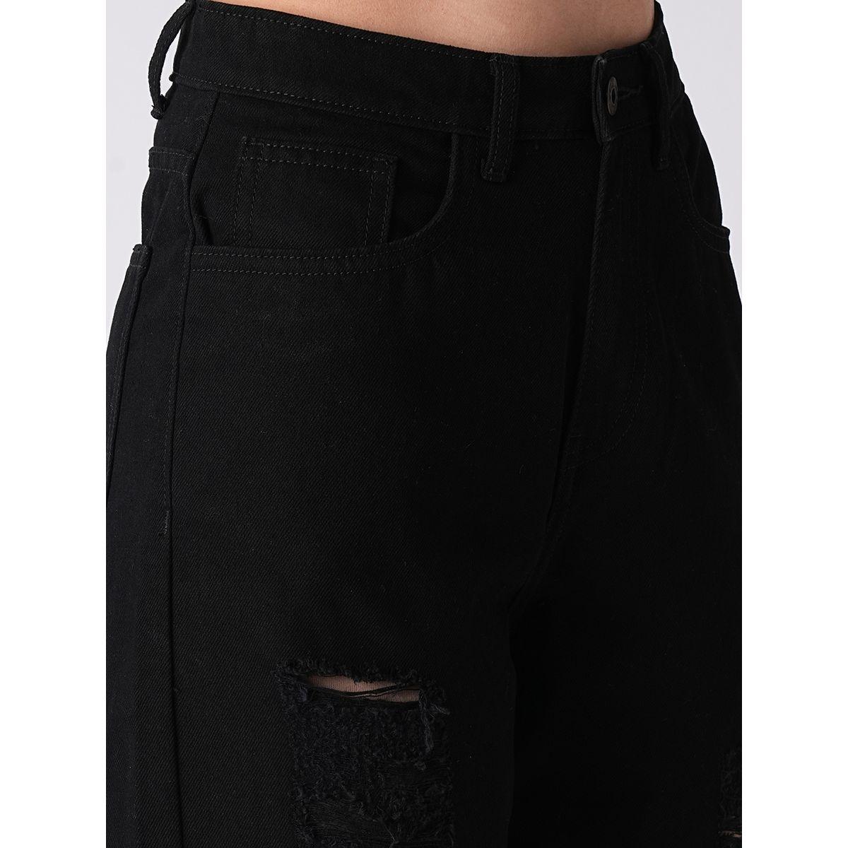 Globus X Styli Boyfriend Fit Pure Cotton Light Distressed Jeans-women-clothing-bottoms-jeans-image-4