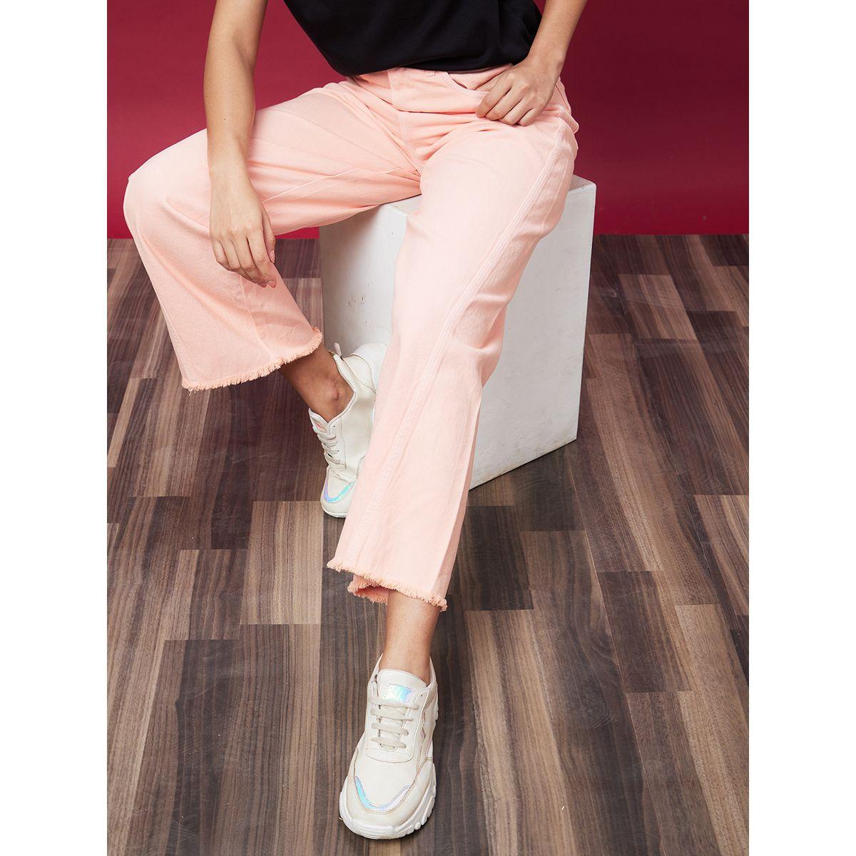 Globus X Styli Wide Leg Mid-Rise Pure Cotton Jeans-women-clothing-bottoms-jeans-image-1