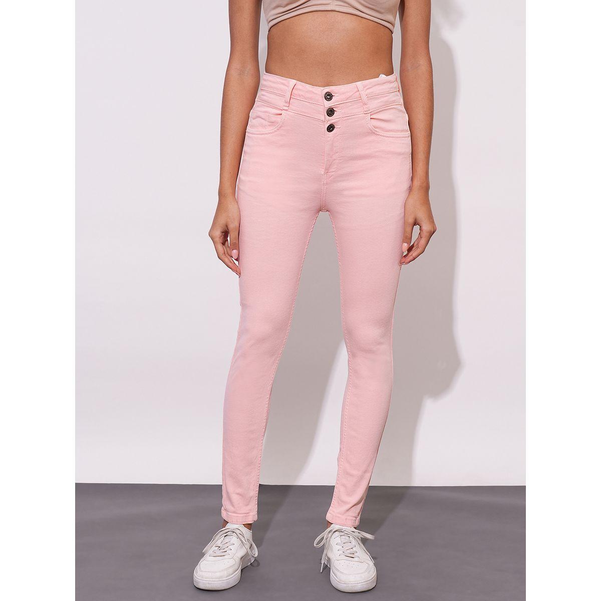 بنطال جينز بخصر عالي وقصة سكيني-women-clothing-bottoms-jeans-image-2