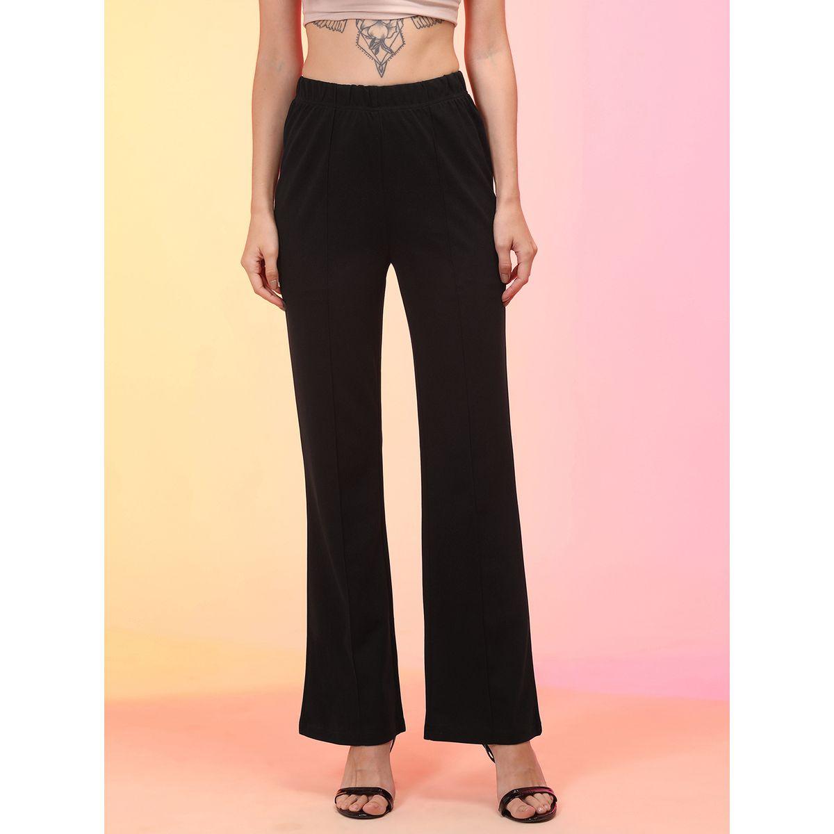 Globus X Styli Stretchable High-Rise Bootcut Trousers-women-clothing-bottoms-trousers-image-1