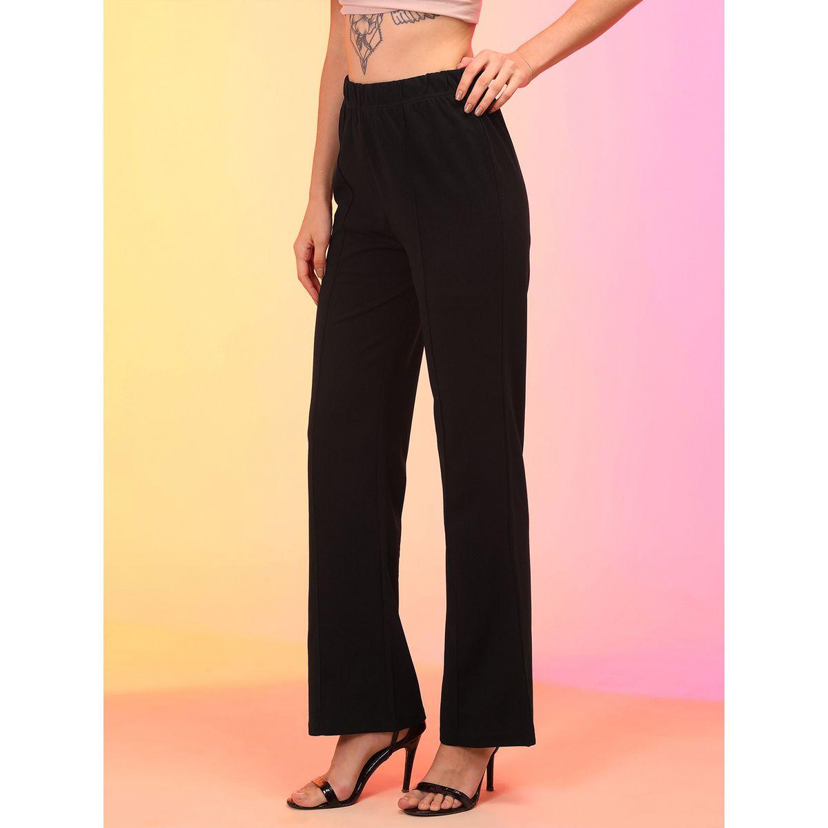 Globus X Styli Stretchable High-Rise Bootcut Trousers-women-clothing-bottoms-trousers-image-2
