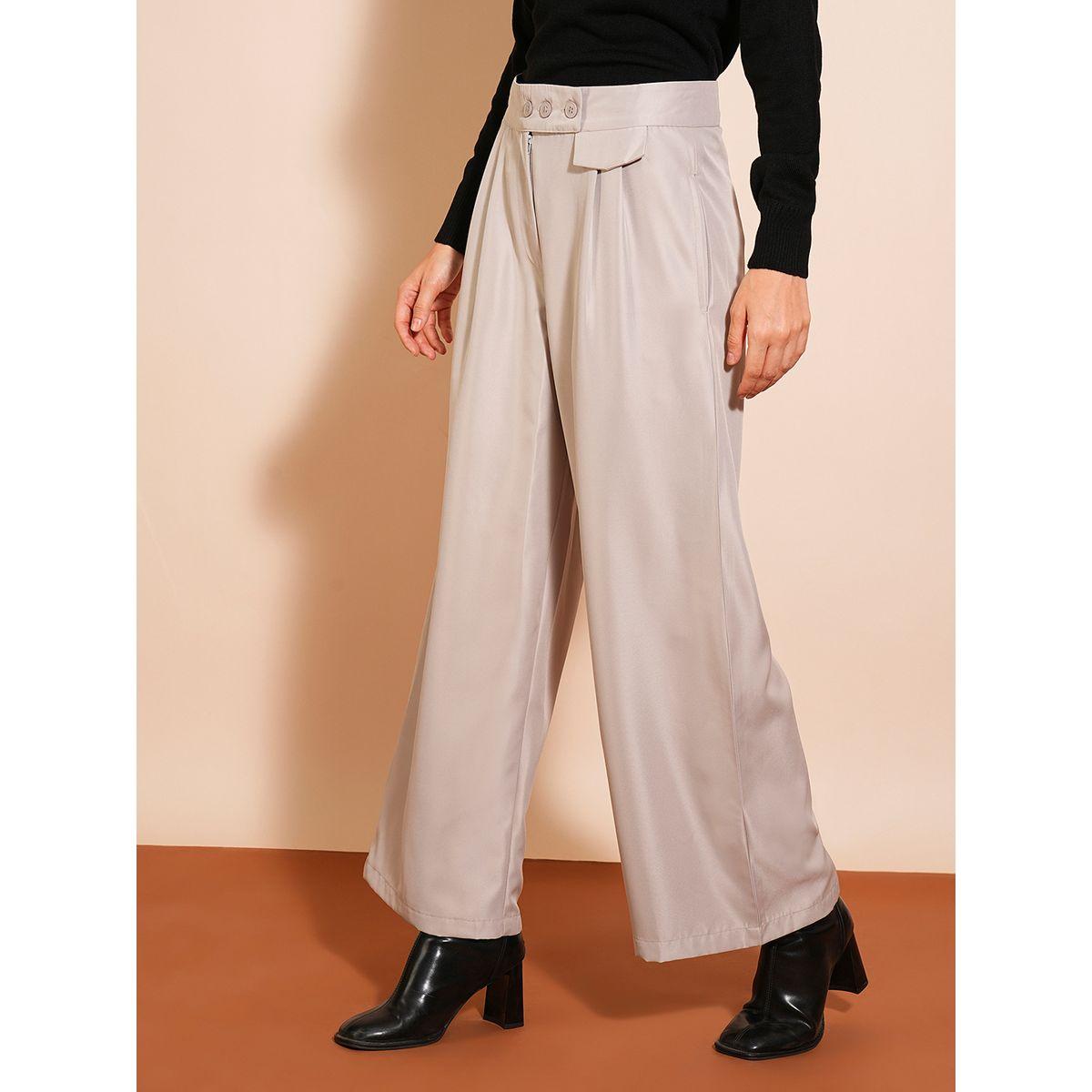 بنطال بخصر عالي وقصة أرجل واسعة-women-clothing-bottoms-trousers-image-3