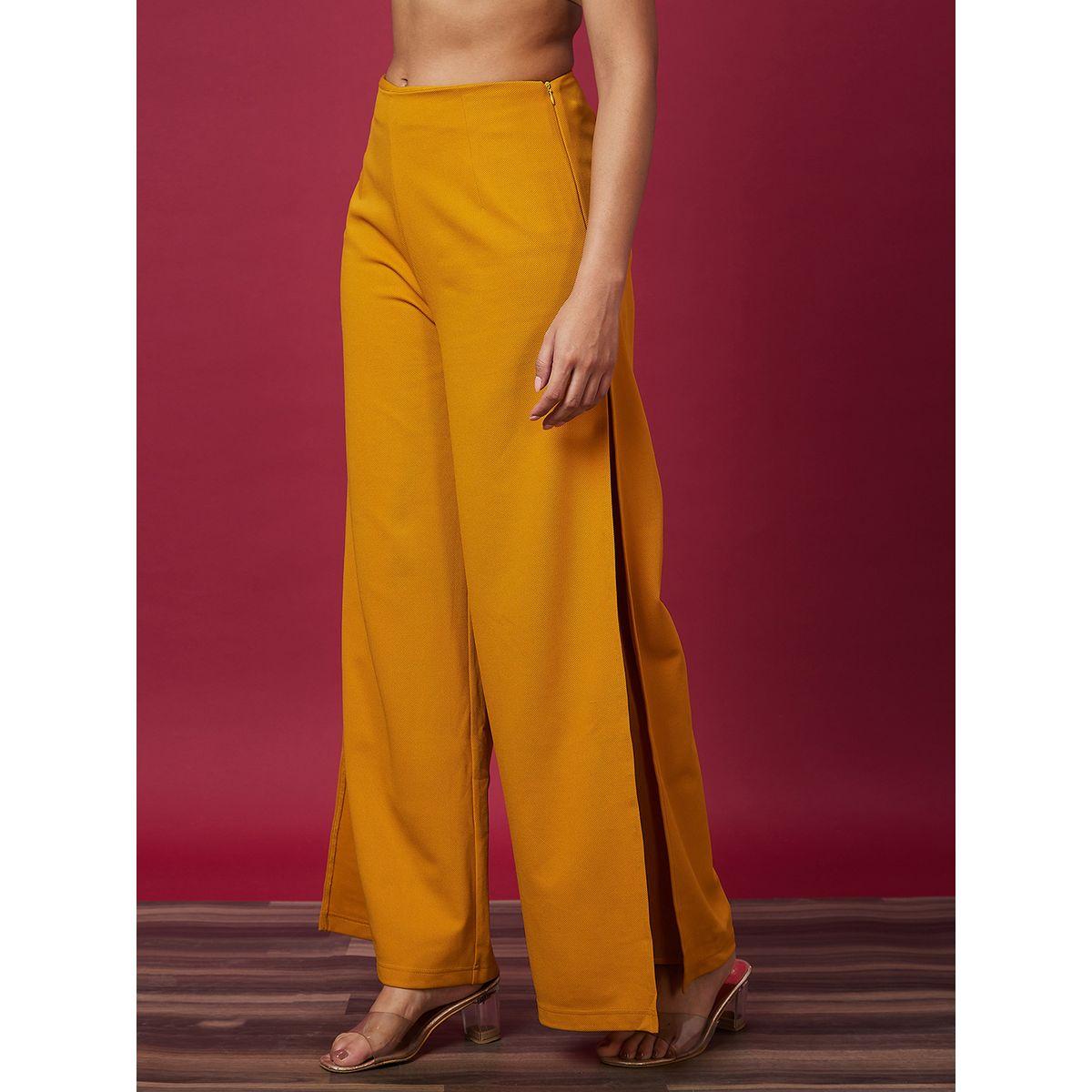 بنطال سادة بخصر عالي وقصة واسعة-women-clothing-bottoms-trousers-image-3