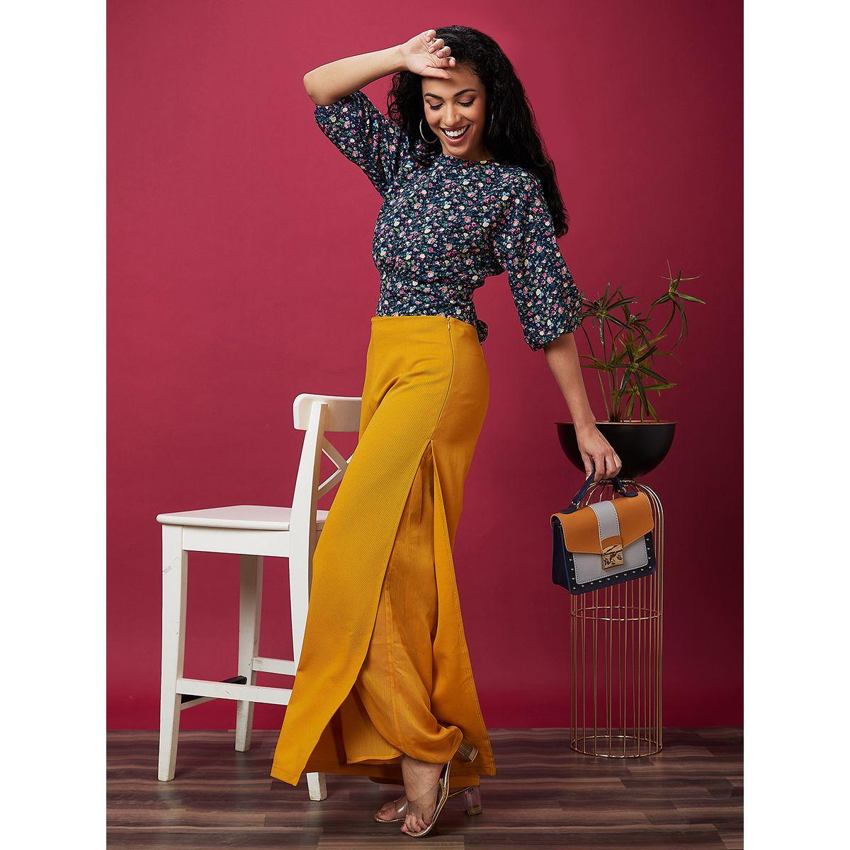 بنطال سادة بخصر عالي وقصة واسعة-women-clothing-bottoms-trousers-image-6