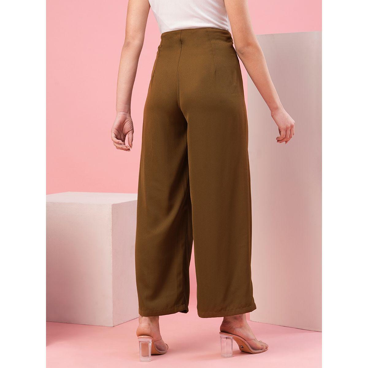 Globus X Styli High-Rise Loose Fit Trousers with Drawstring-women-clothing-bottoms-trousers-image-3