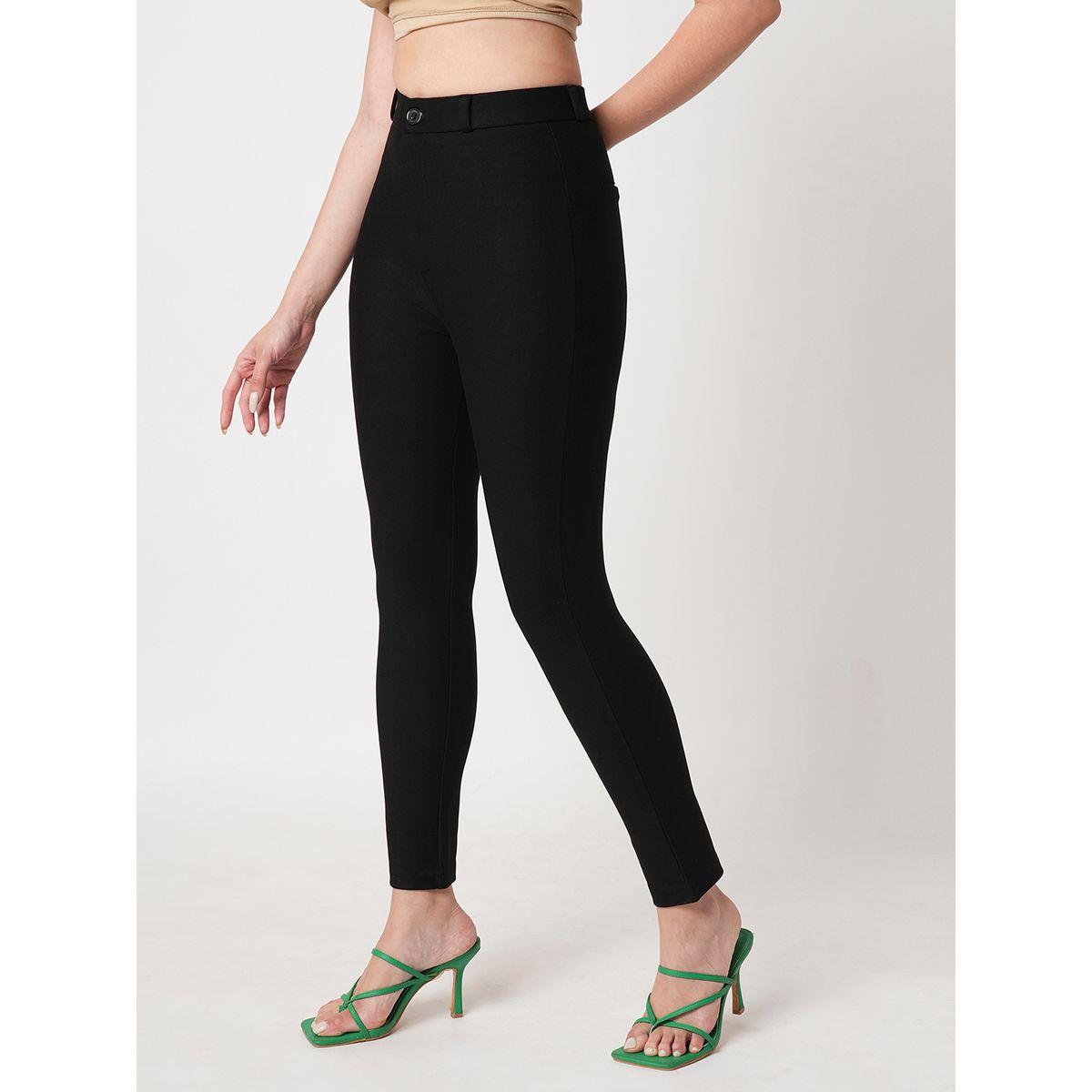 بنطال بقصة سكيني وخصر عالي-women-clothing-bottoms-trousers-image-2