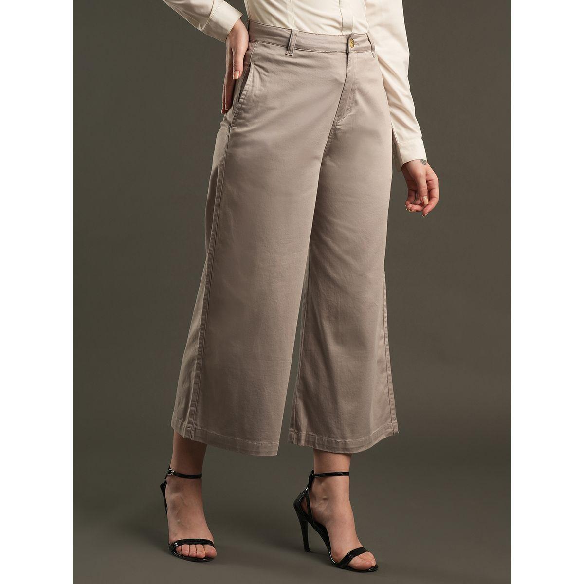 بنطال ساتان بخصر متوسط وقصة مريحة-women-clothing-bottoms-trousers-image-3