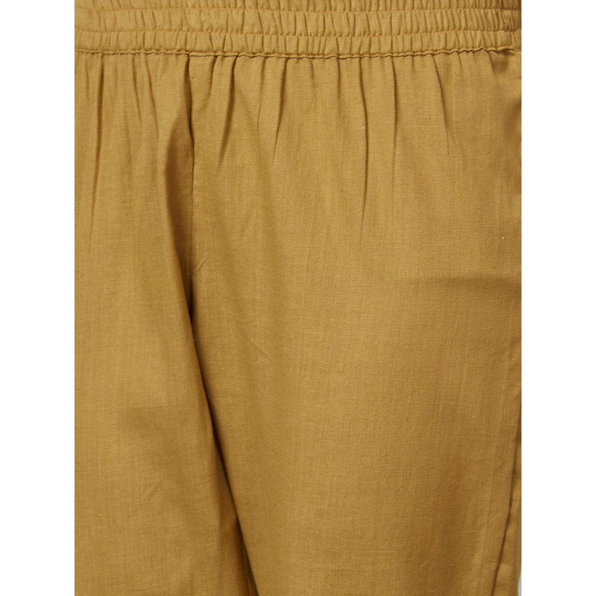 بنطال بقصة أرجل مستقيمة وخصر متوسط-women-clothing-bottoms-trousers-image-5